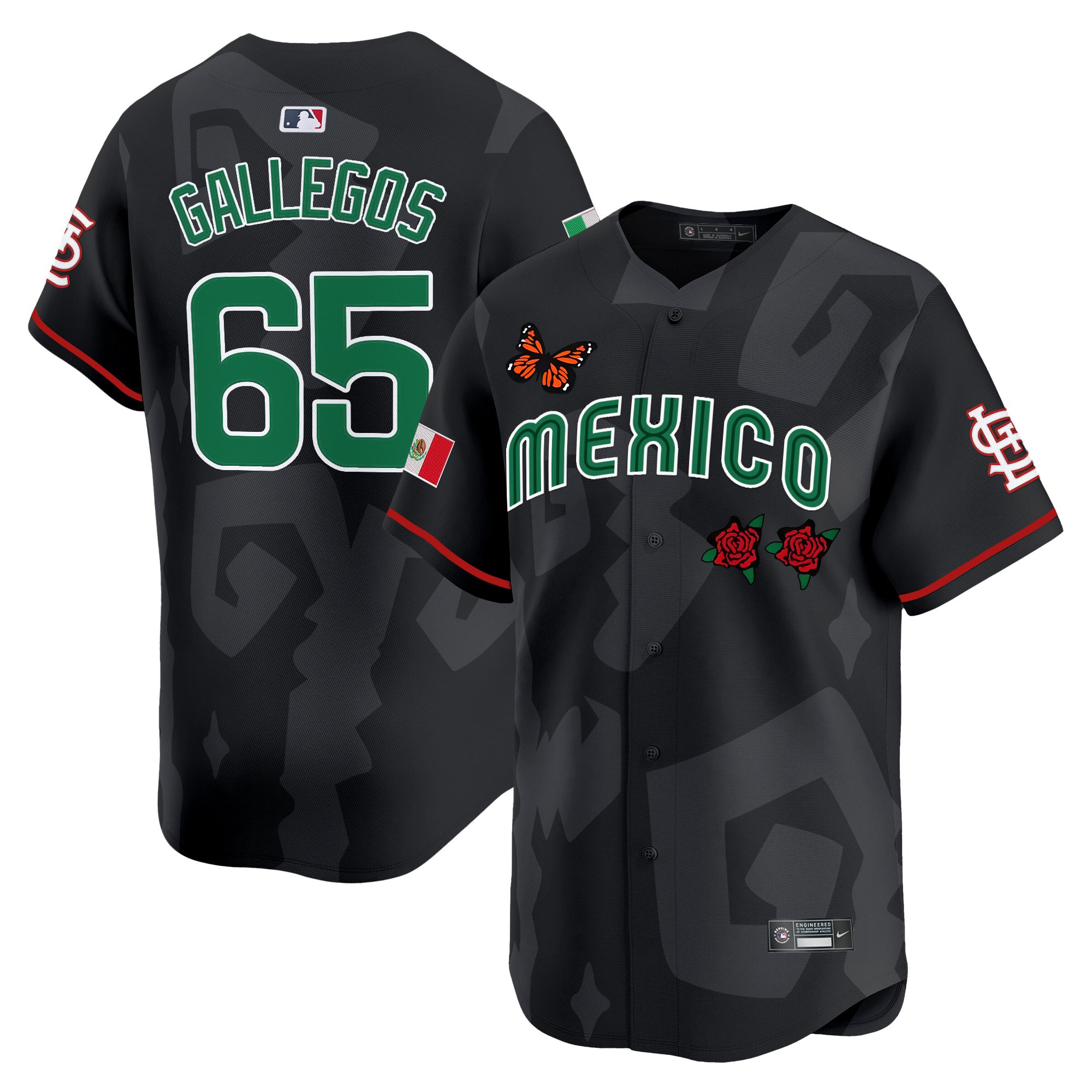 Men's 2025 Mexican Heritage x Sentrock Vapor Premier Limited Jersey - Stitched