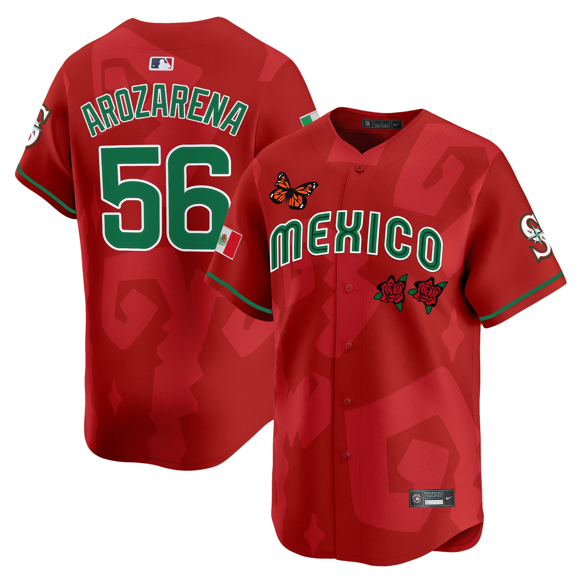 Men's 2025 Mexican Heritage x Sentrock Vapor Premier Limited Jersey - Stitched