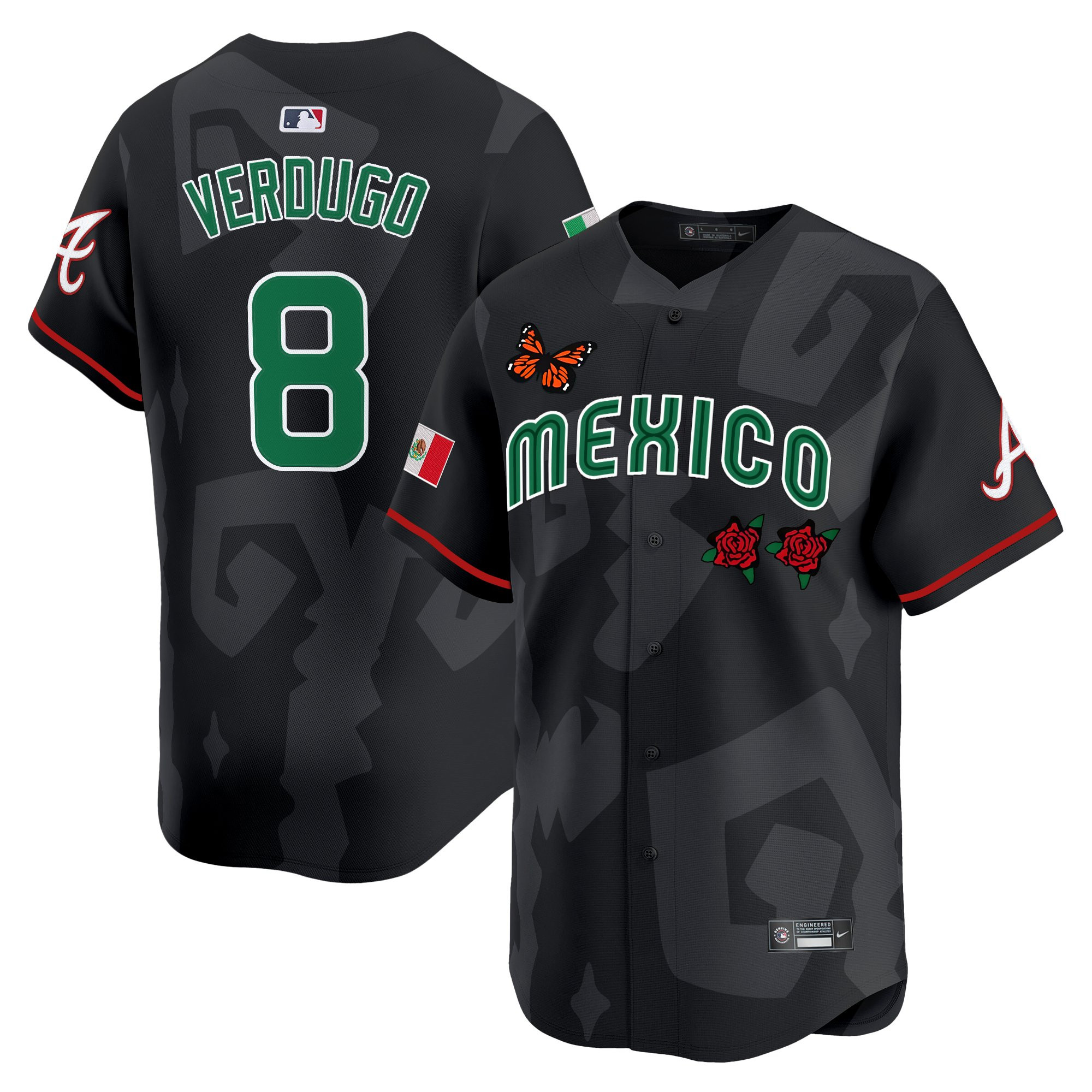 Men's 2025 Mexican Heritage x Sentrock Vapor Premier Limited Jersey - Stitched
