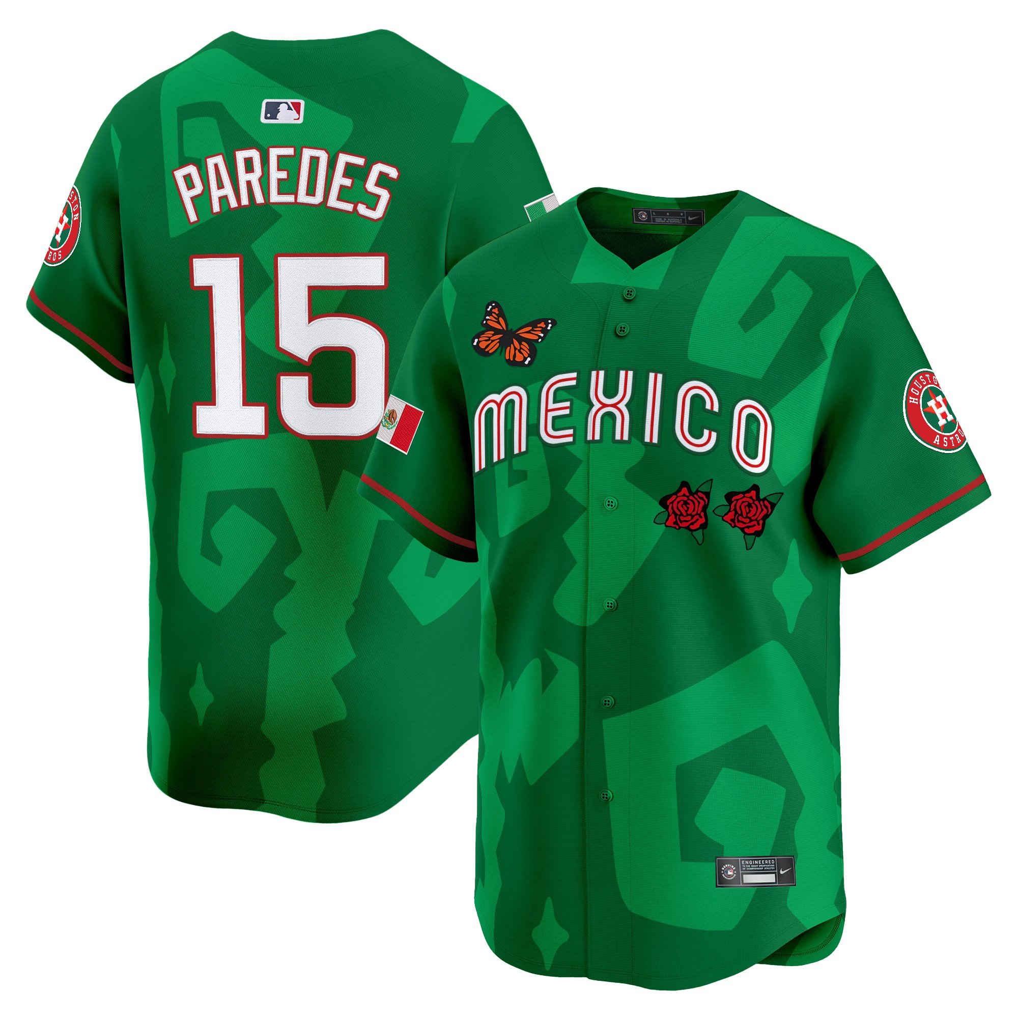 Men's 2025 Mexican Heritage x Sentrock Vapor Premier Limited Jersey - Stitched