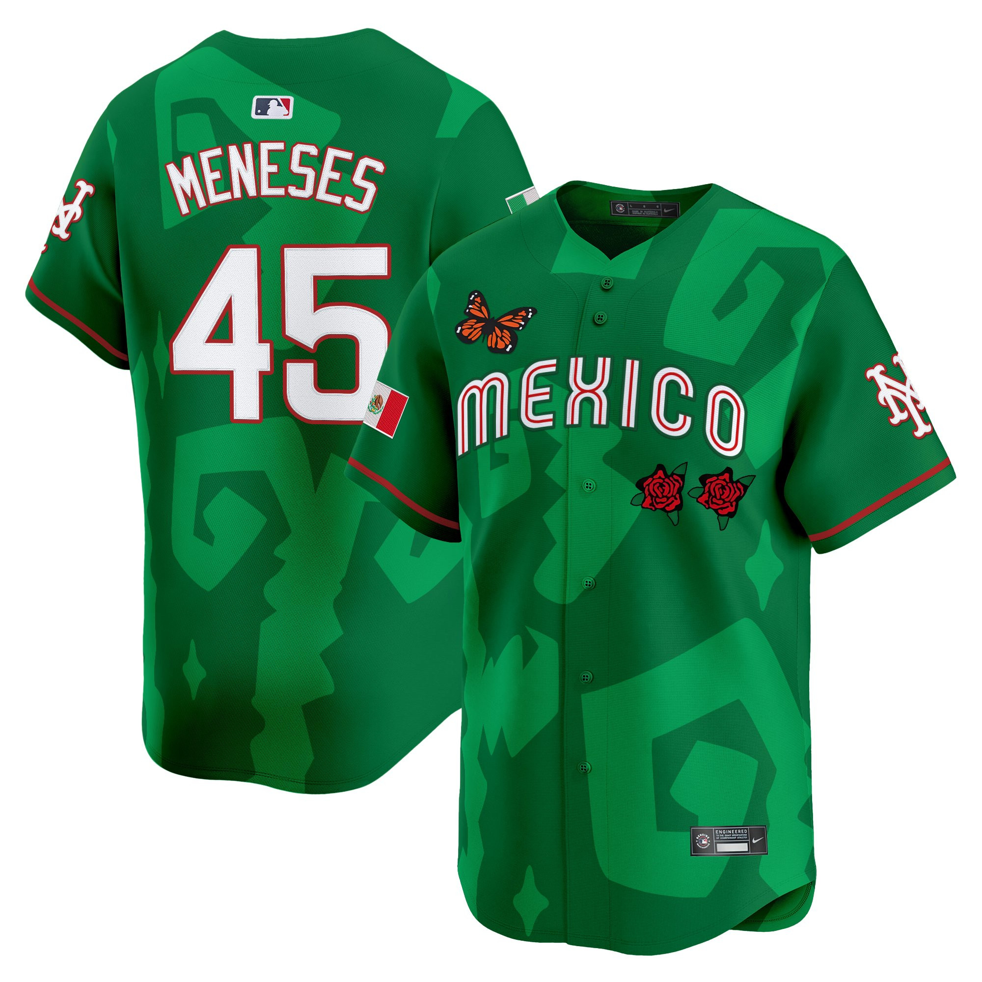 Men's 2025 Mexican Heritage x Sentrock Vapor Premier Limited Jersey - Stitched