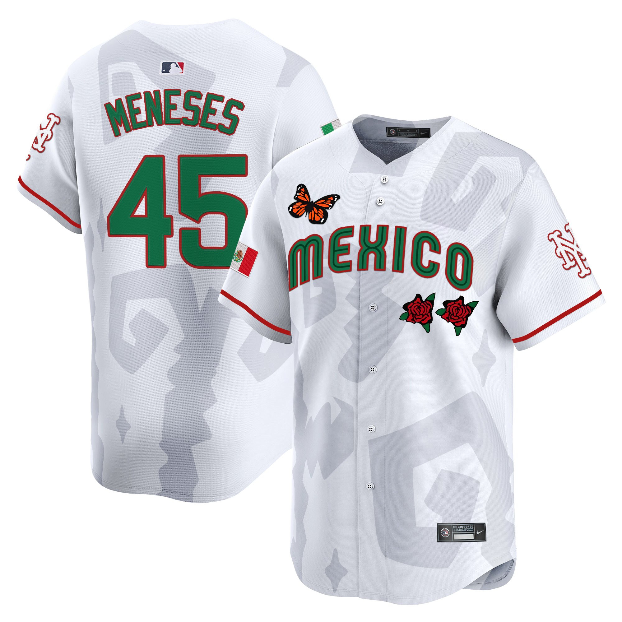 Men's 2025 Mexican Heritage x Sentrock Vapor Premier Limited Jersey - Stitched