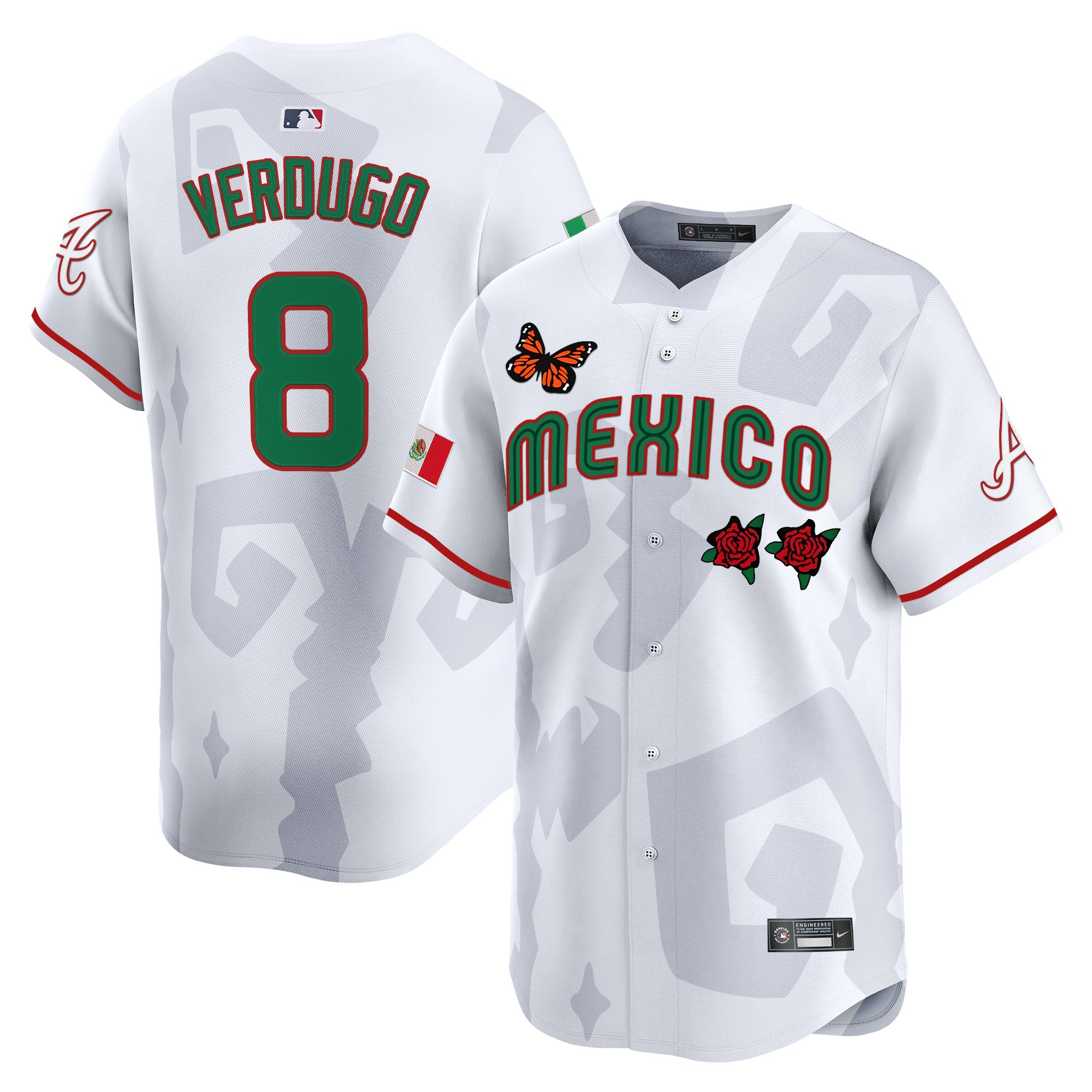 Men's 2025 Mexican Heritage x Sentrock Vapor Premier Limited Jersey - Stitched