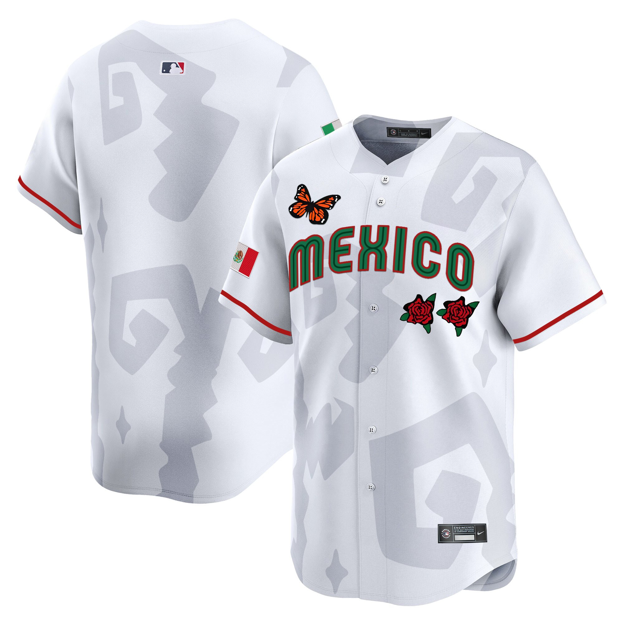 Men's 2025 Mexican Heritage x Sentrock Vapor Premier Limited Jersey - Stitched