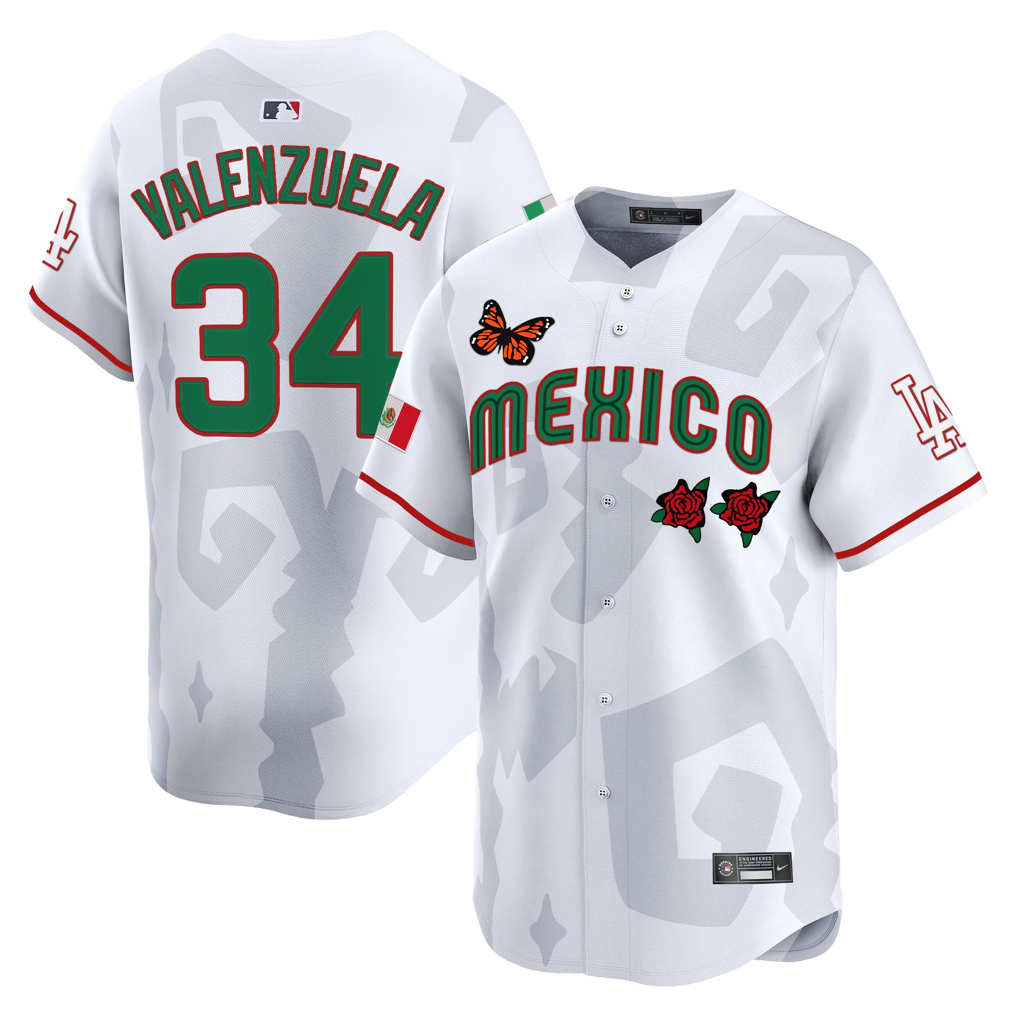 Men's 2025 Mexican Heritage x Sentrock Vapor Premier Limited Jersey - Stitched