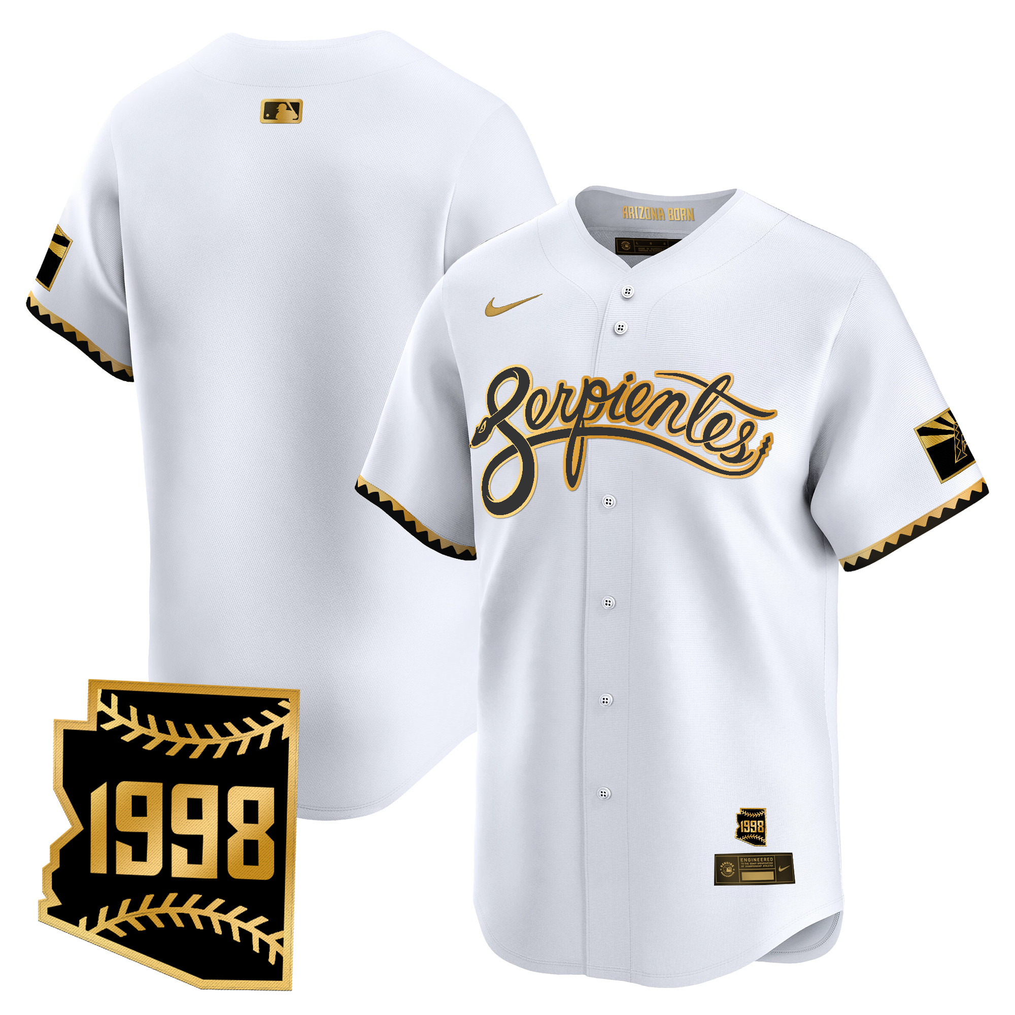 Men's Arizona Diamondbacks 2025 City Connect Vapor Premier Limited Jersey V2 - Stitched