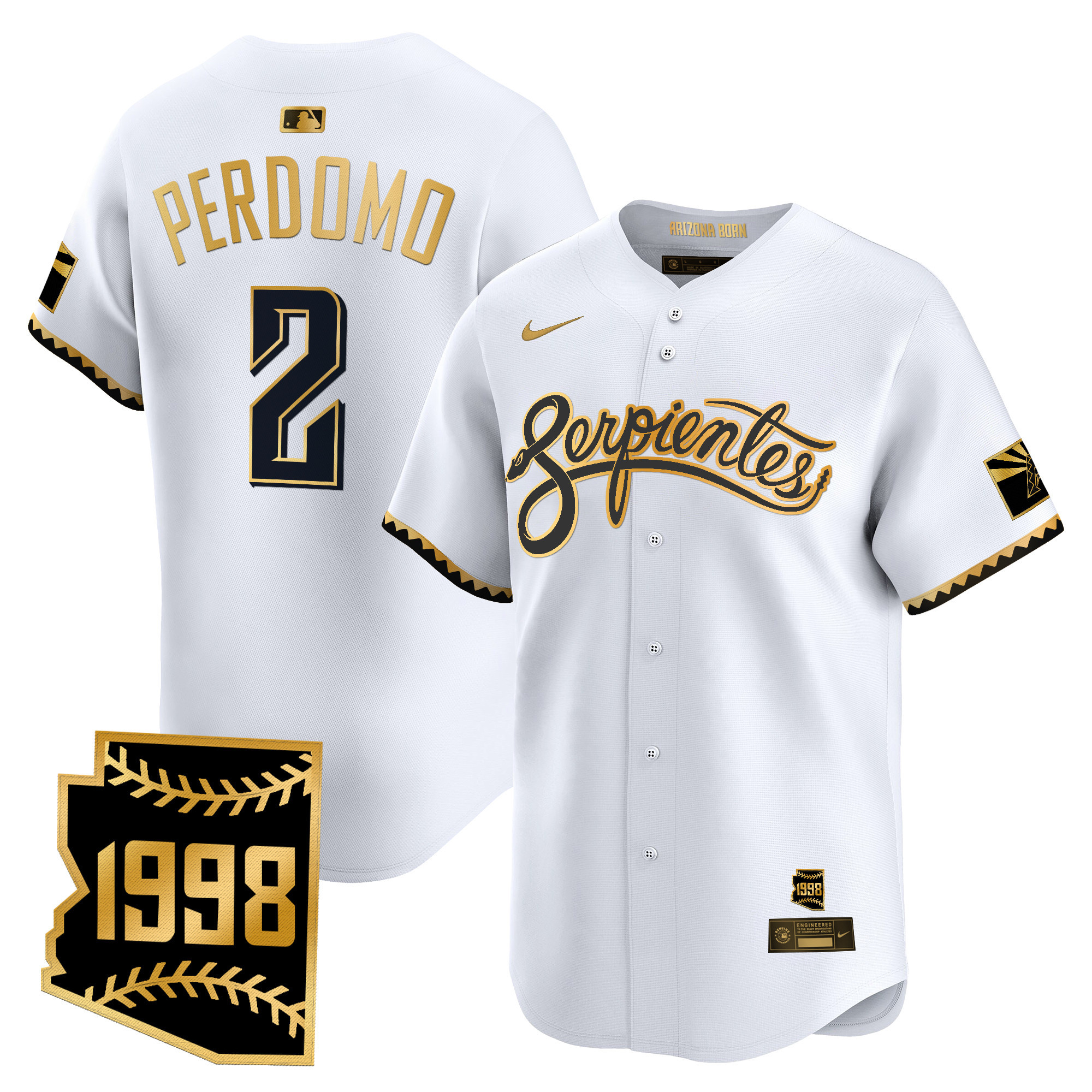 Men's Arizona Diamondbacks 2025 City Connect Vapor Premier Limited Jersey V2 - Stitched