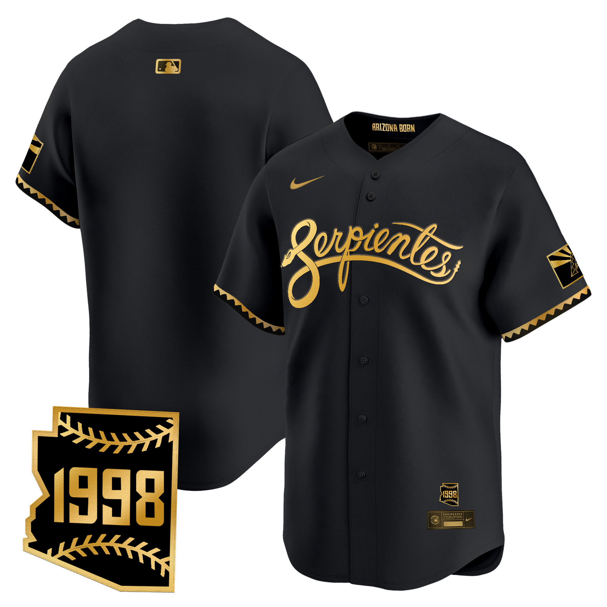 Men's Arizona Diamondbacks 2025 City Connect Vapor Premier Limited Jersey V2 - Stitched