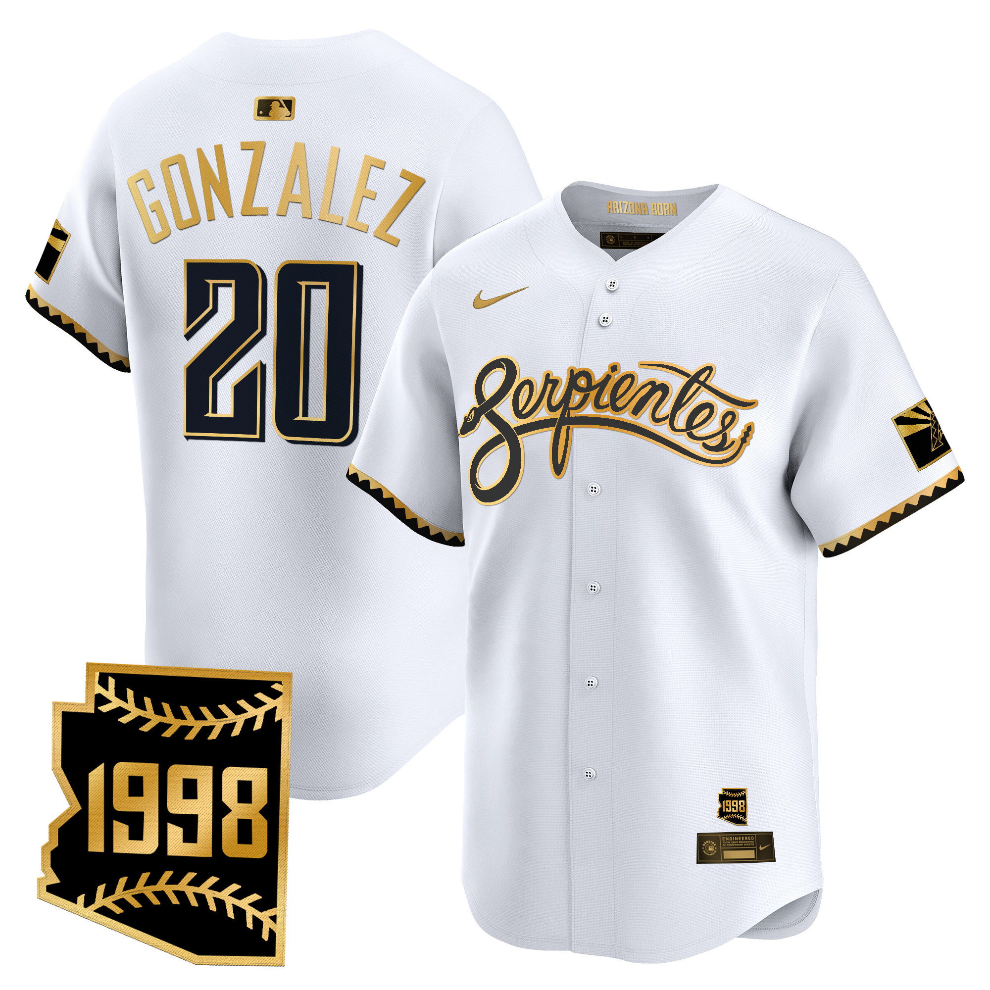 Men's Arizona Diamondbacks 2025 City Connect Vapor Premier Limited Jersey V2 - Stitched