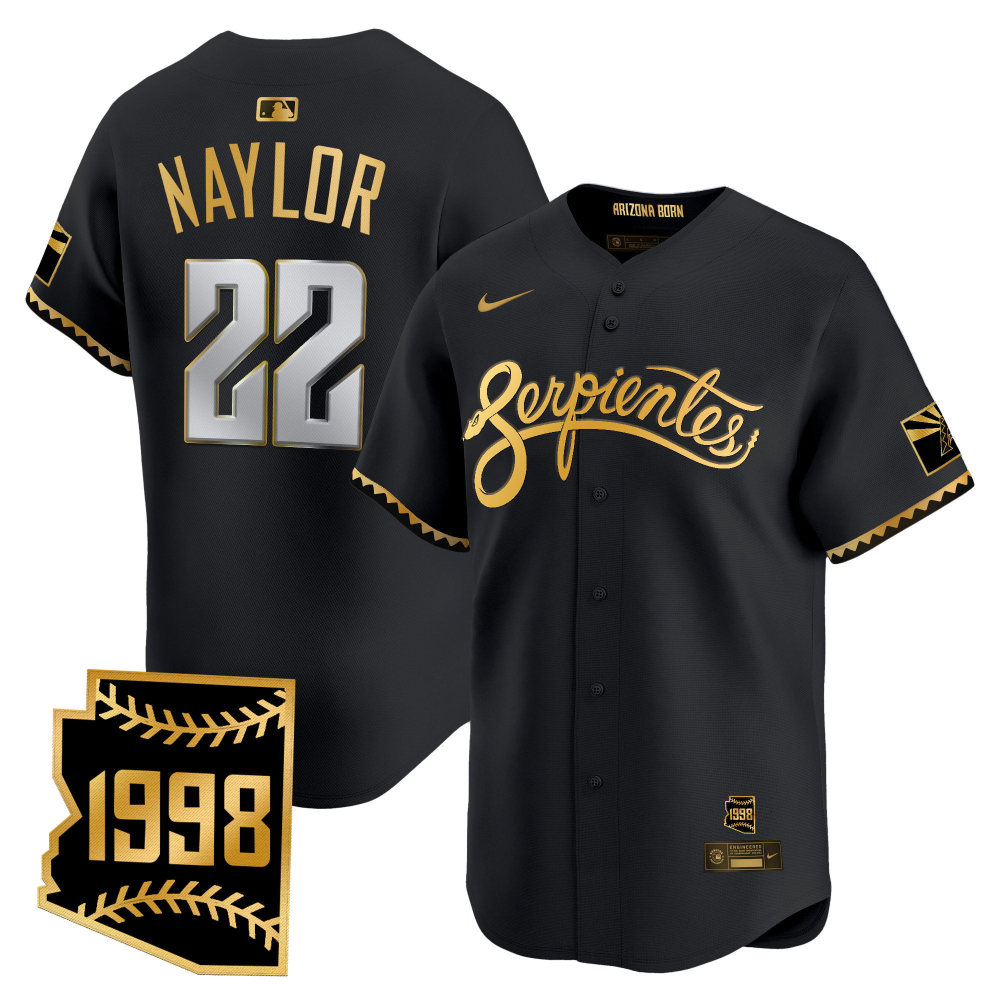 Men's Arizona Diamondbacks 2025 City Connect Vapor Premier Limited Jersey V2 - Stitched