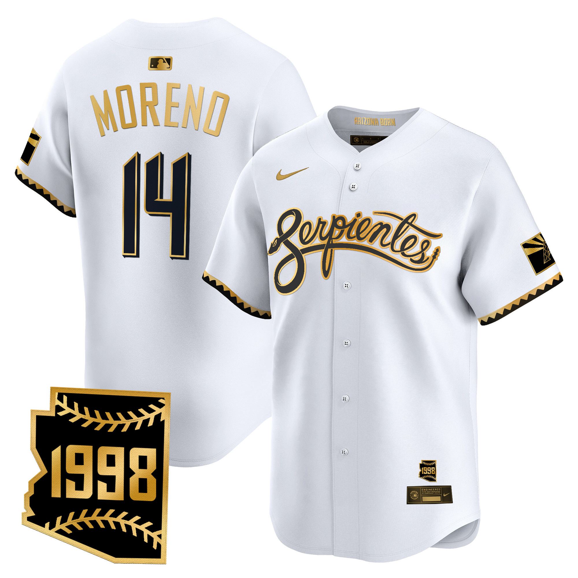 Men's Arizona Diamondbacks 2025 City Connect Vapor Premier Limited Jersey V2 - Stitched