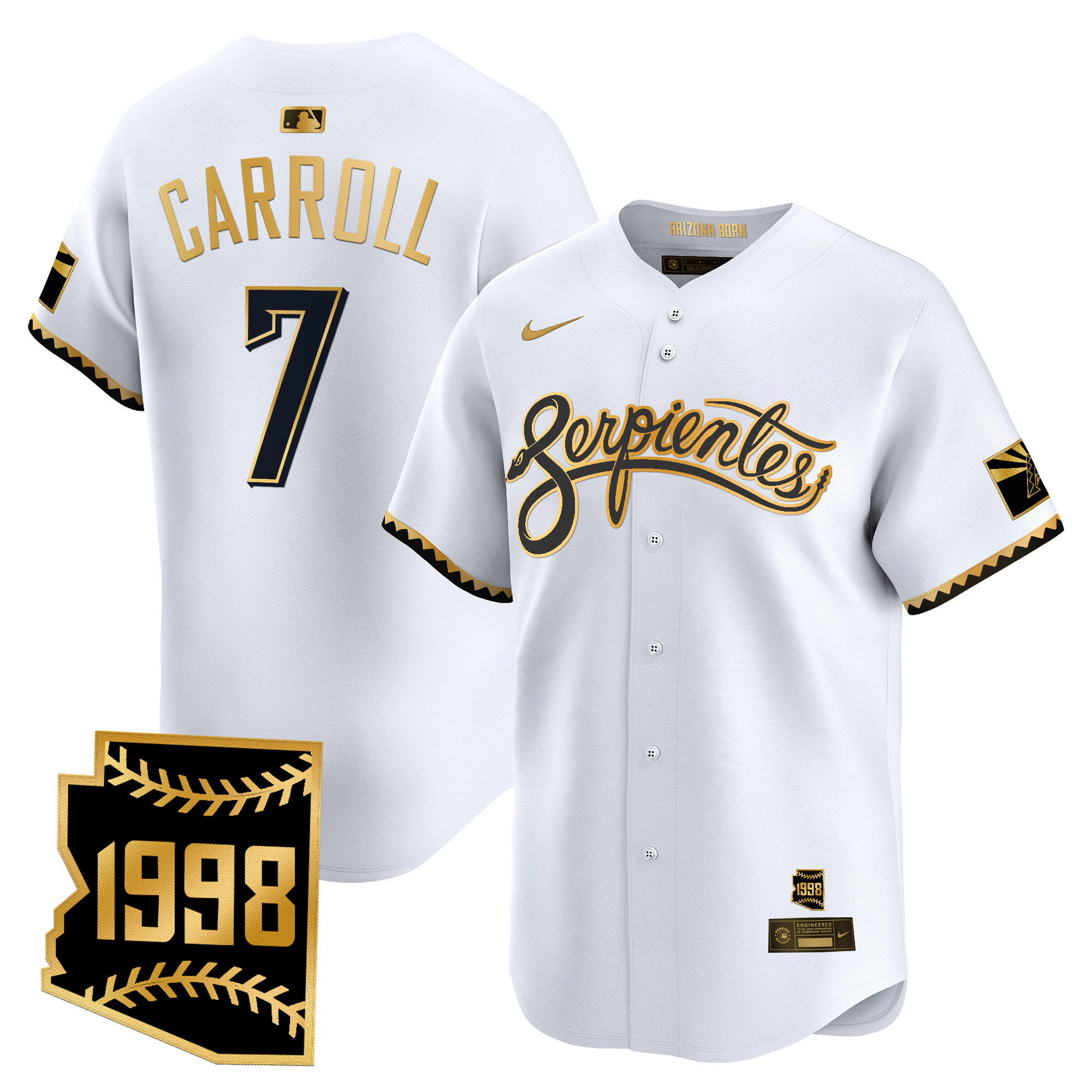 Men's Arizona Diamondbacks 2025 City Connect Vapor Premier Limited Jersey V2 - Stitched