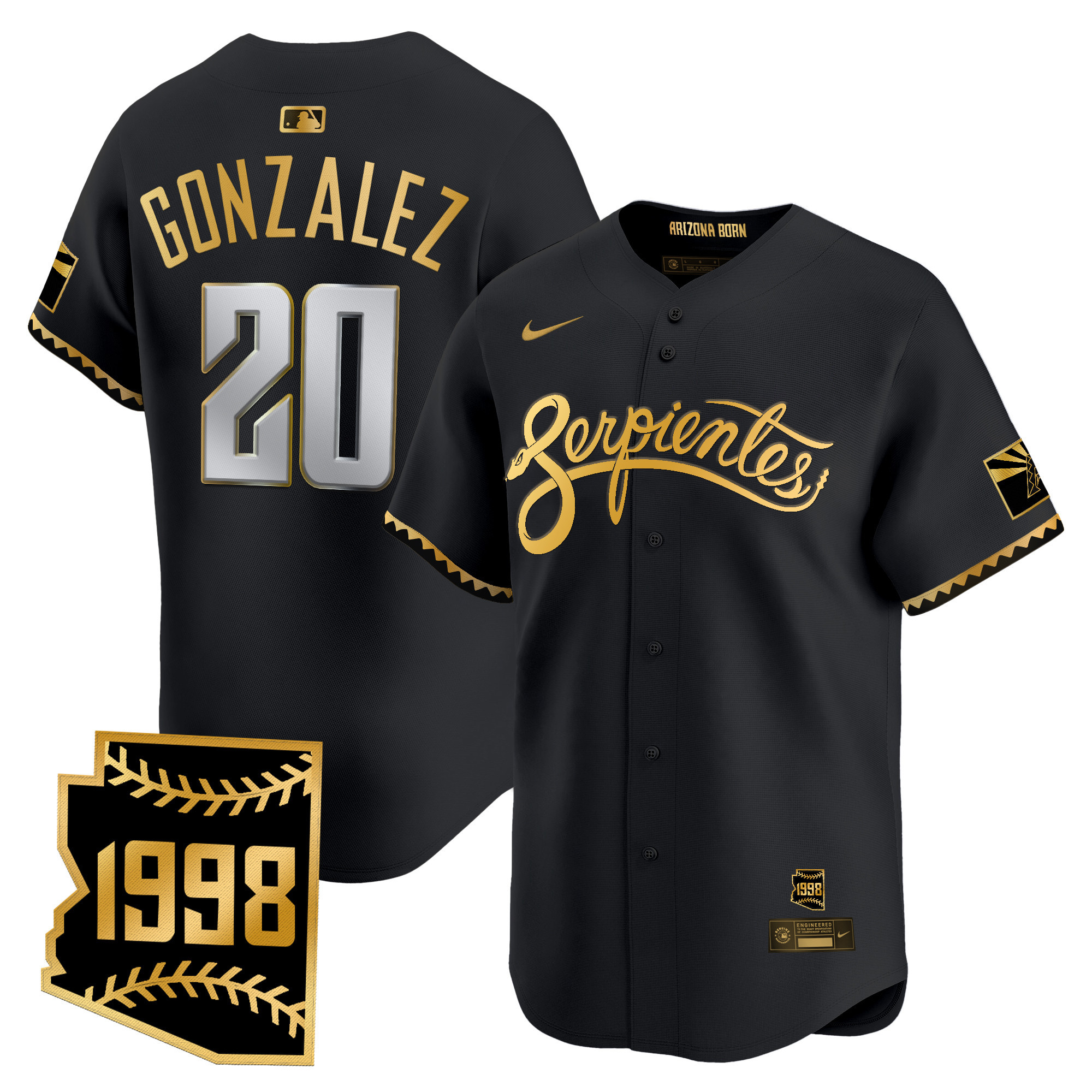 Men's Arizona Diamondbacks 2025 City Connect Vapor Premier Limited Jersey V2 - Stitched