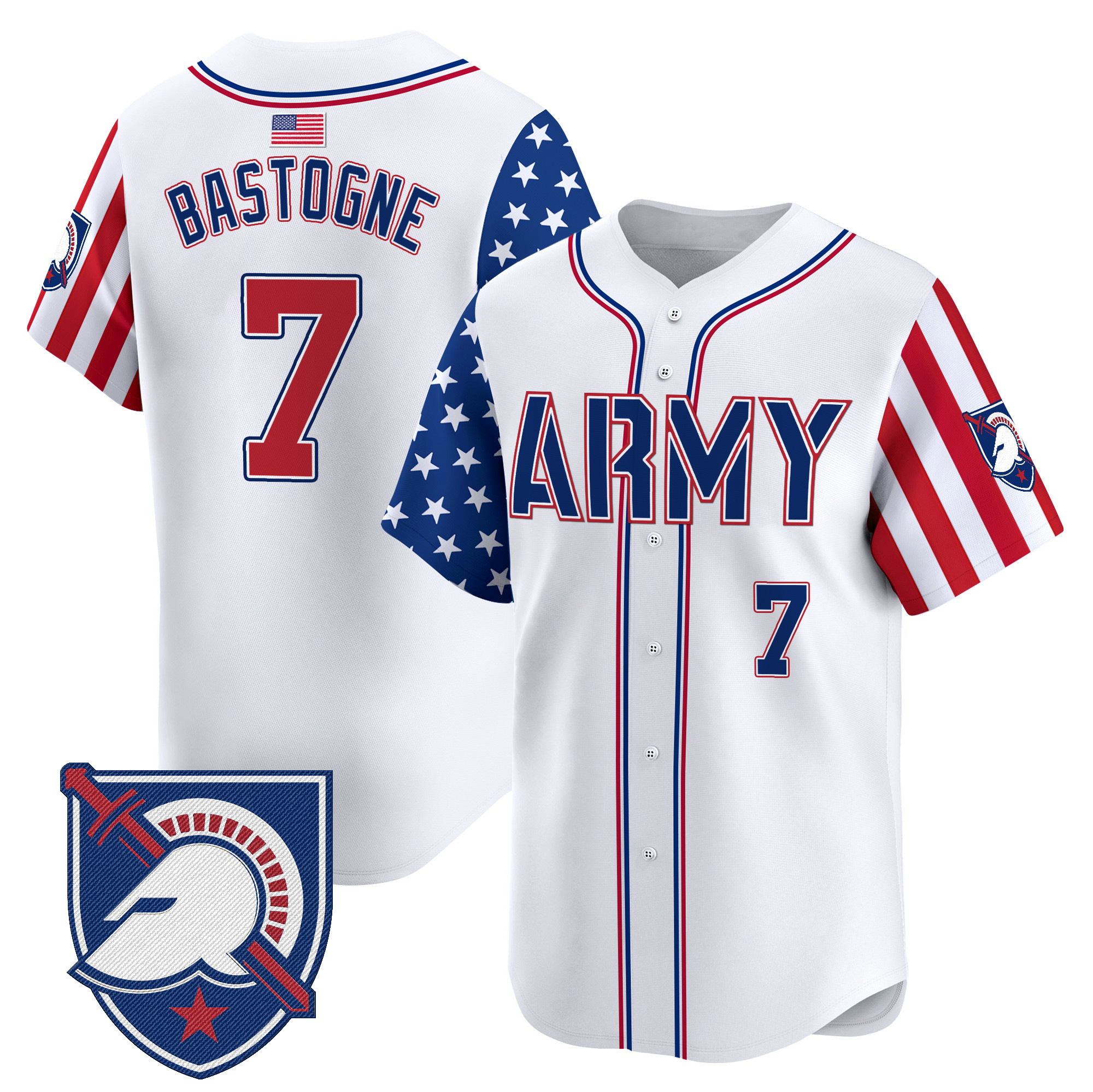 Men's Army Black Knights 2025 Independence Day Vapor Premier Limited Jersey - All Stitched