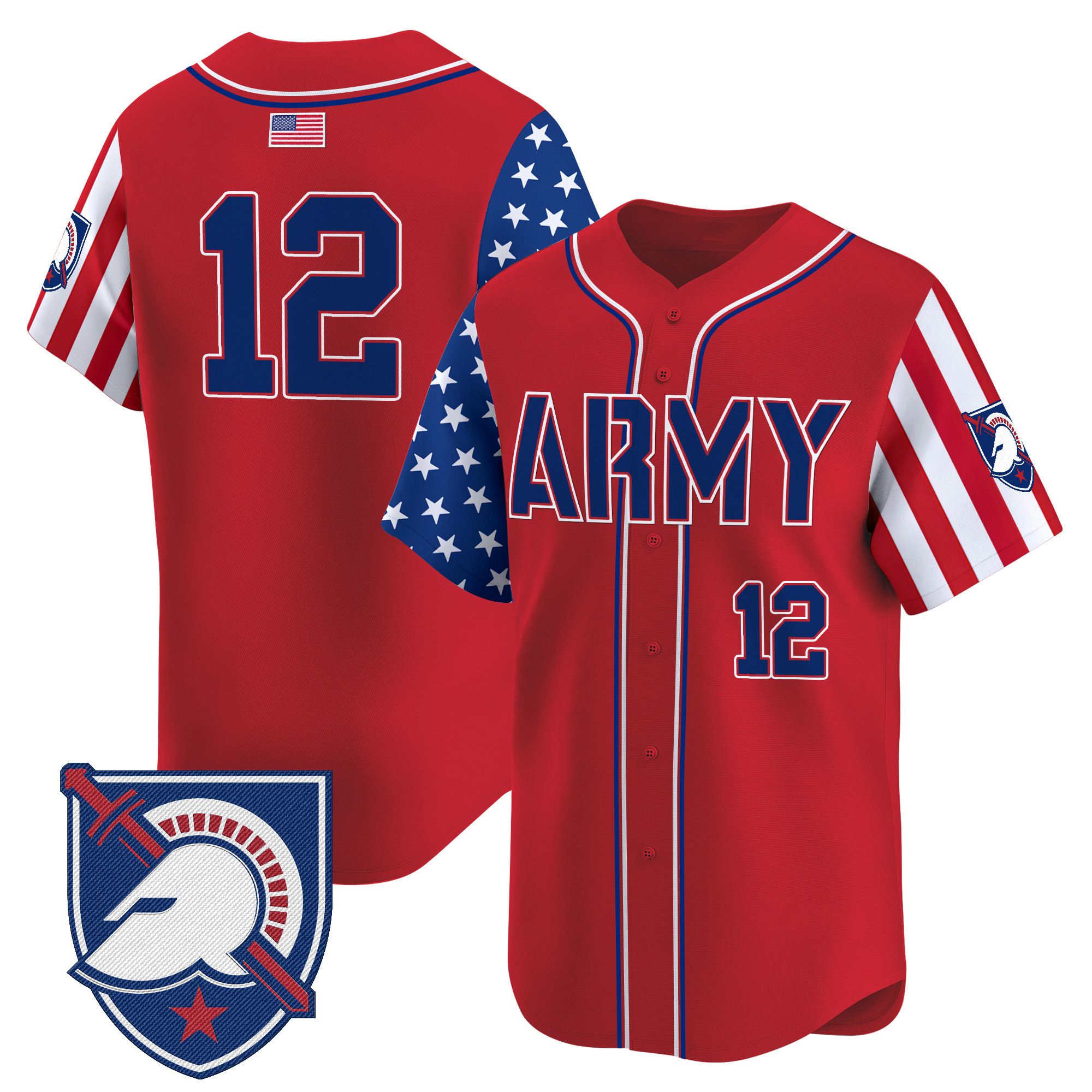Men's Army Black Knights 2025 Independence Day Vapor Premier Limited Jersey - All Stitched