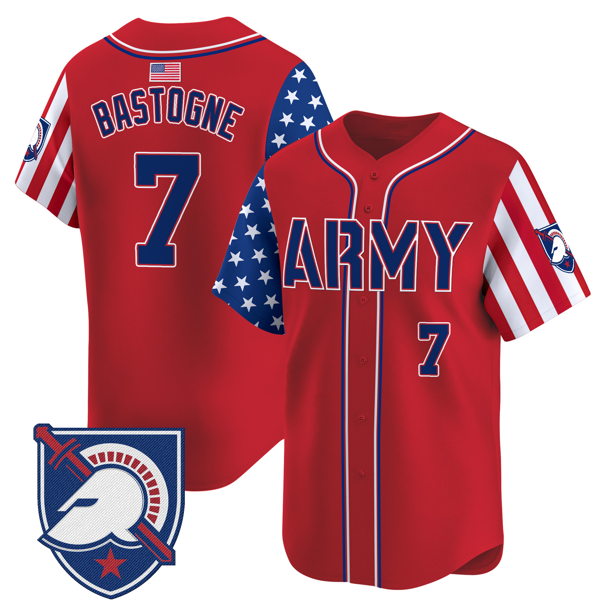 Men's Army Black Knights 2025 Independence Day Vapor Premier Limited Jersey - All Stitched