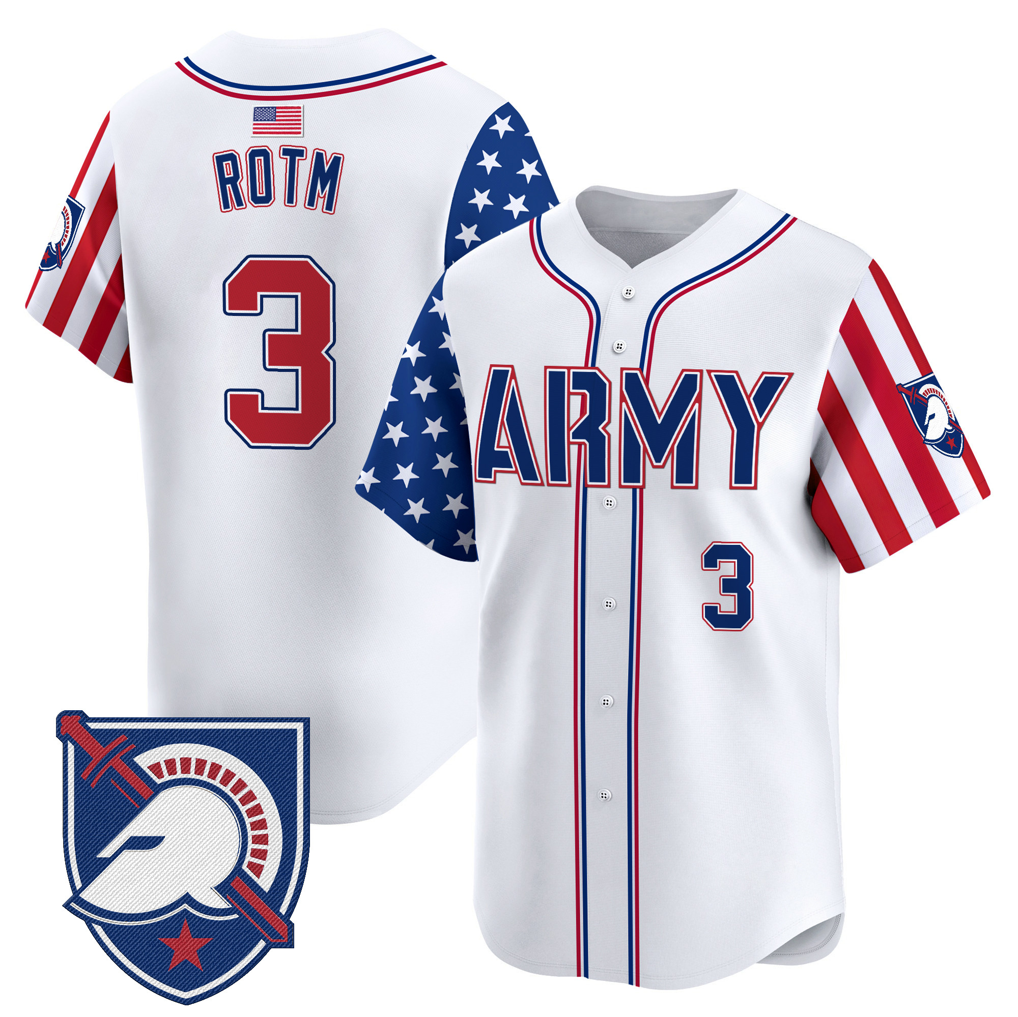 Men's Army Black Knights 2025 Independence Day Vapor Premier Limited Jersey - All Stitched