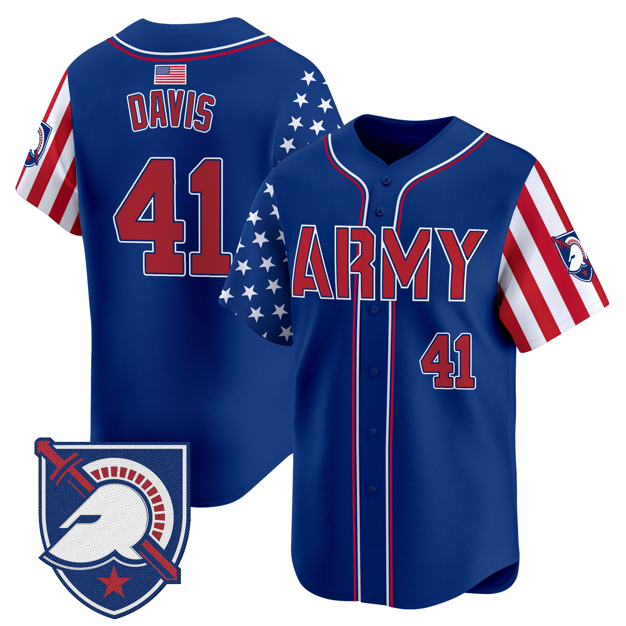 Men's Army Black Knights 2025 Independence Day Vapor Premier Limited Jersey - All Stitched