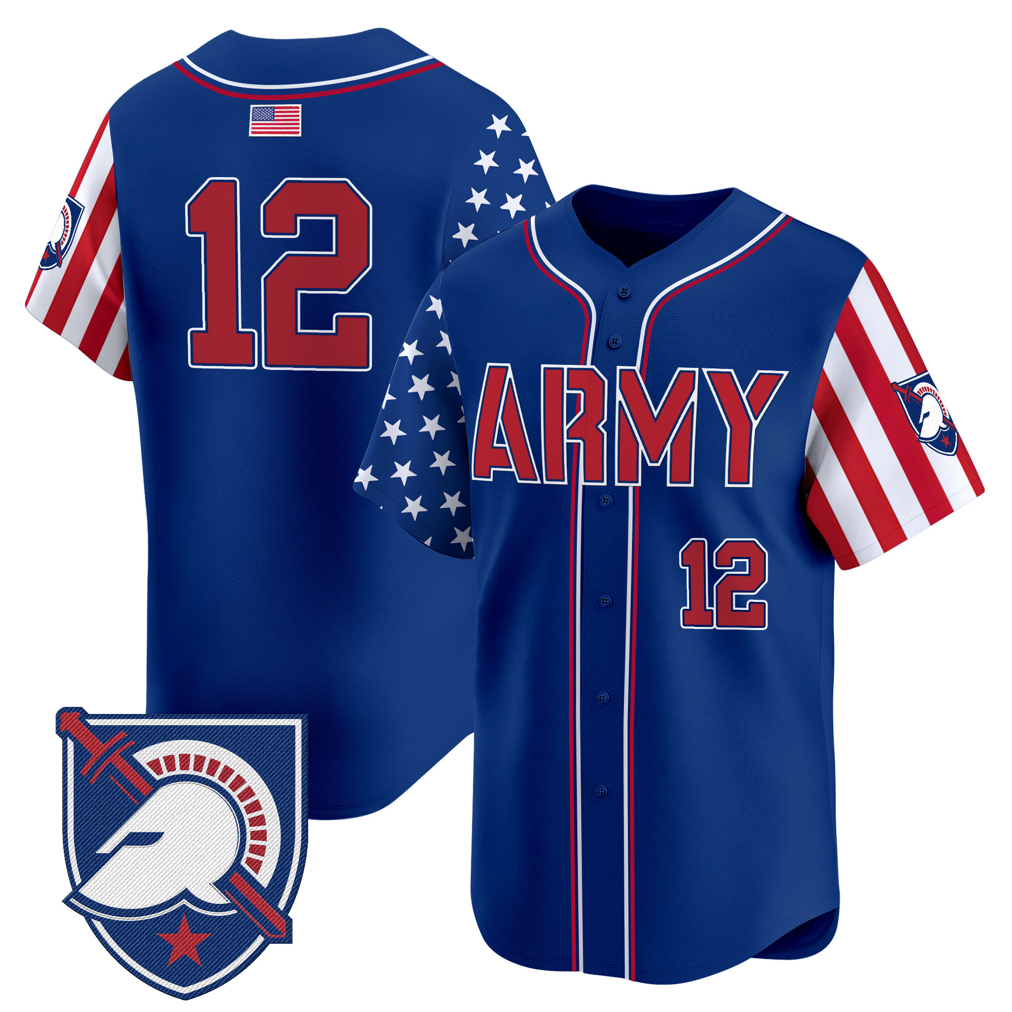 Men's Army Black Knights 2025 Independence Day Vapor Premier Limited Jersey - All Stitched