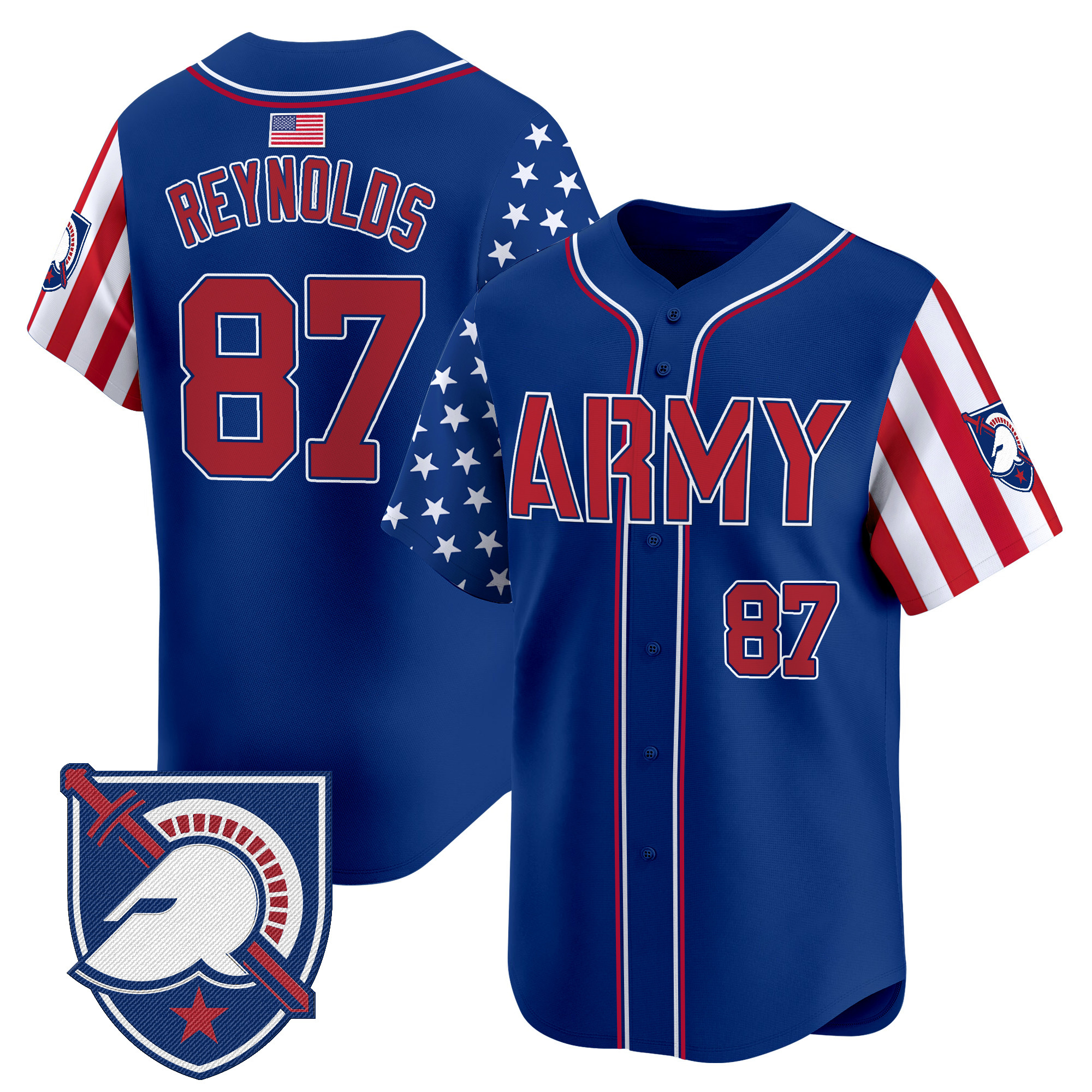 Men's Army Black Knights 2025 Independence Day Vapor Premier Limited Jersey - All Stitched