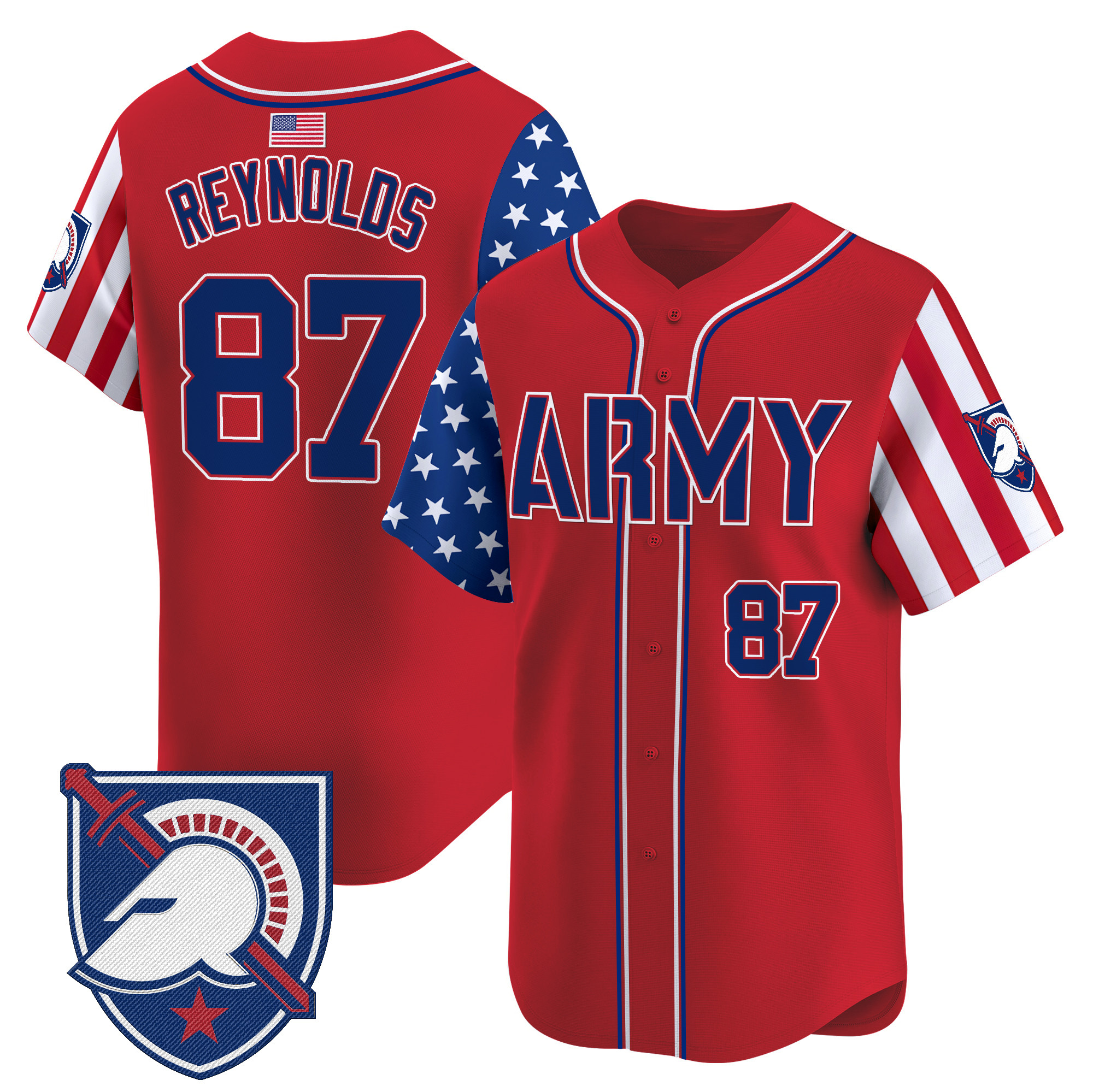Men's Army Black Knights 2025 Independence Day Vapor Premier Limited Jersey - All Stitched