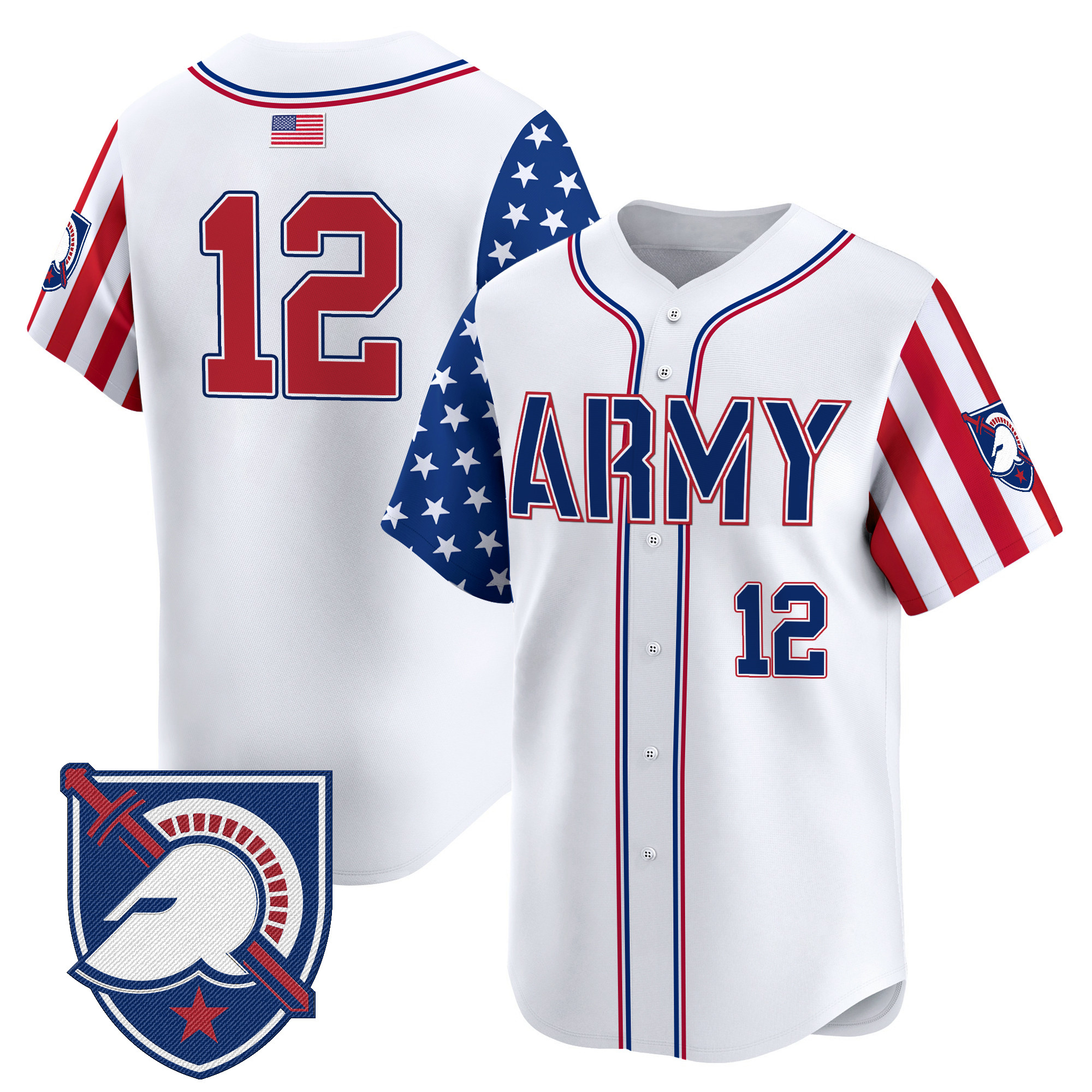 Men's Army Black Knights 2025 Independence Day Vapor Premier Limited Jersey - All Stitched