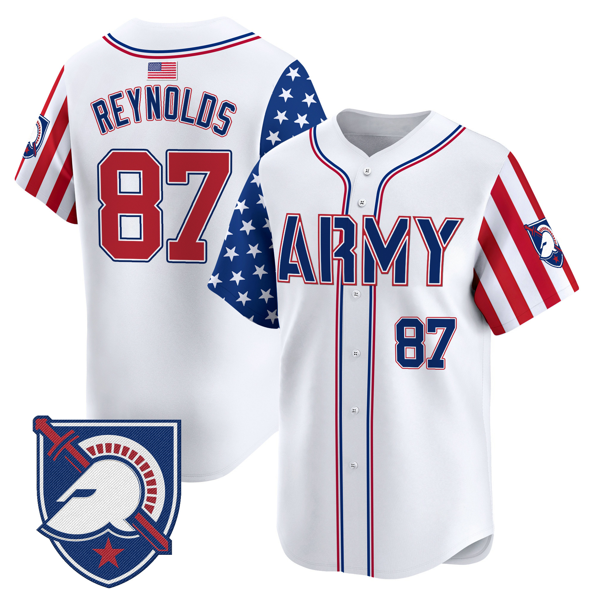 Men's Army Black Knights 2025 Independence Day Vapor Premier Limited Jersey - All Stitched