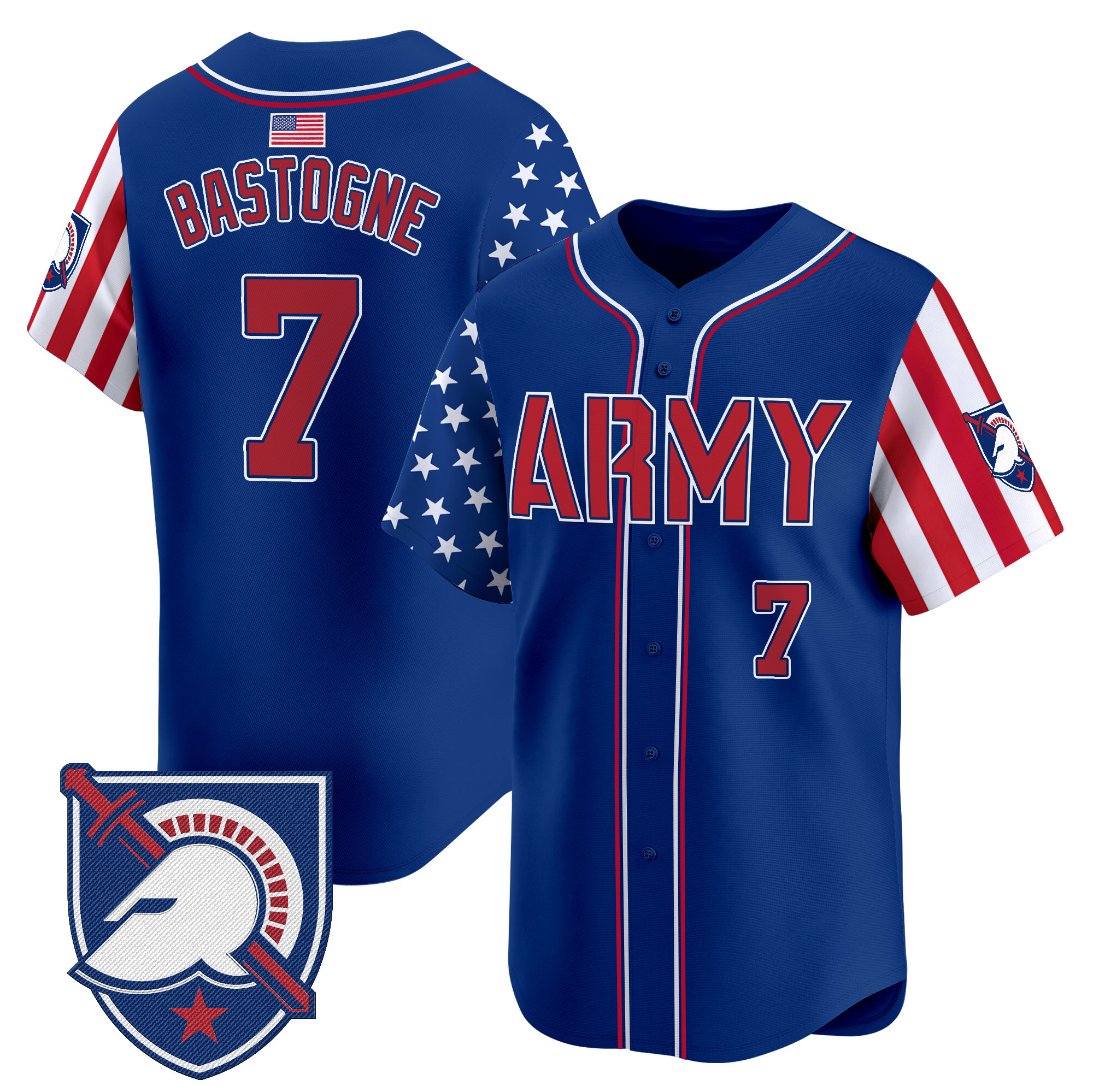 Men's Army Black Knights 2025 Independence Day Vapor Premier Limited Jersey - All Stitched