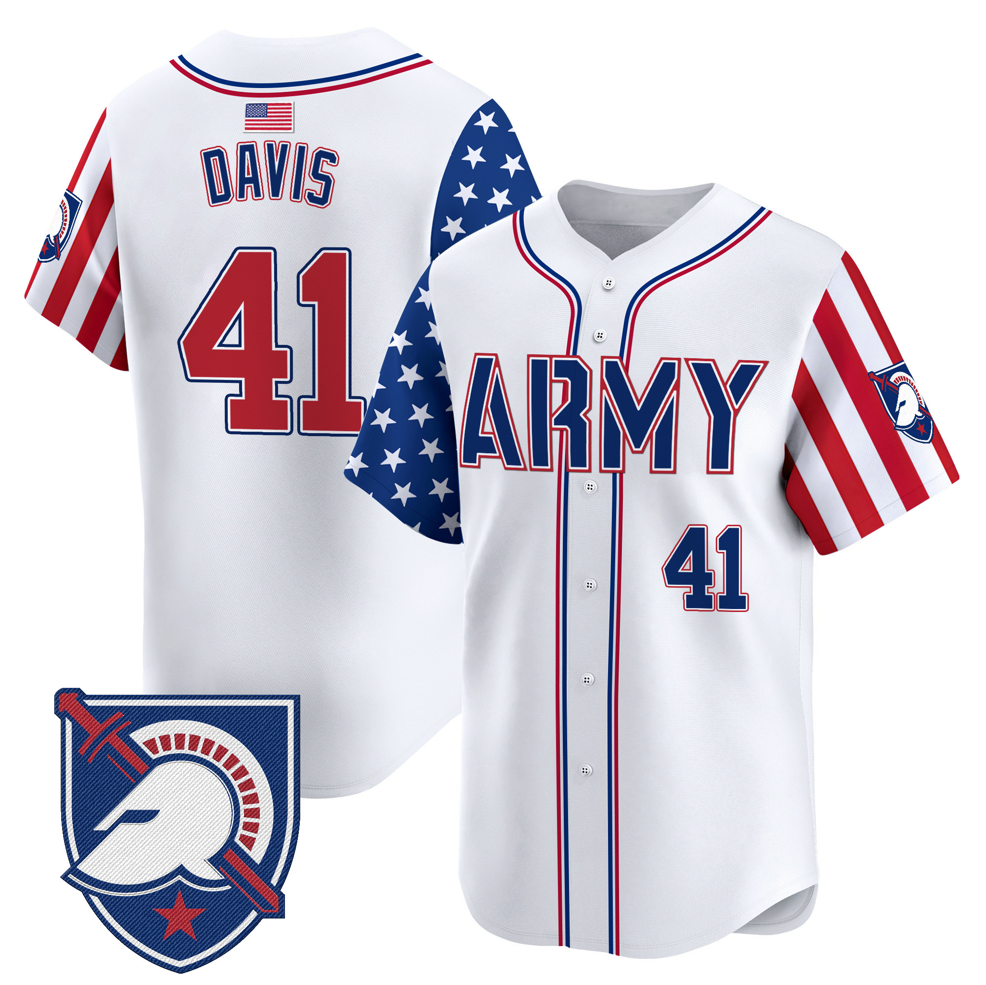 Men's Army Black Knights 2025 Independence Day Vapor Premier Limited Jersey - All Stitched
