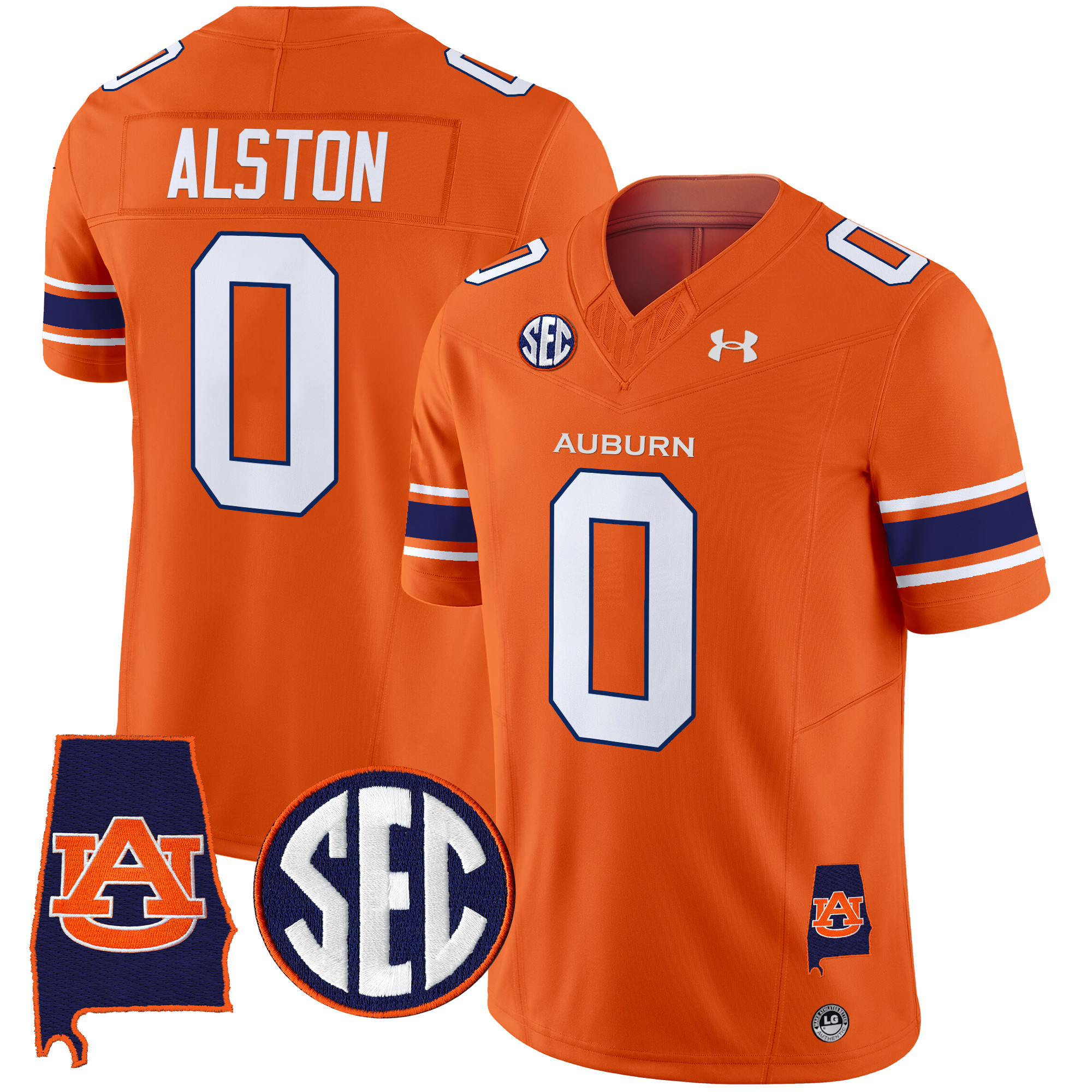 Men's Auburn Tigers 2025 Alabama Patch Vapor Limited Jersey - All Stitched