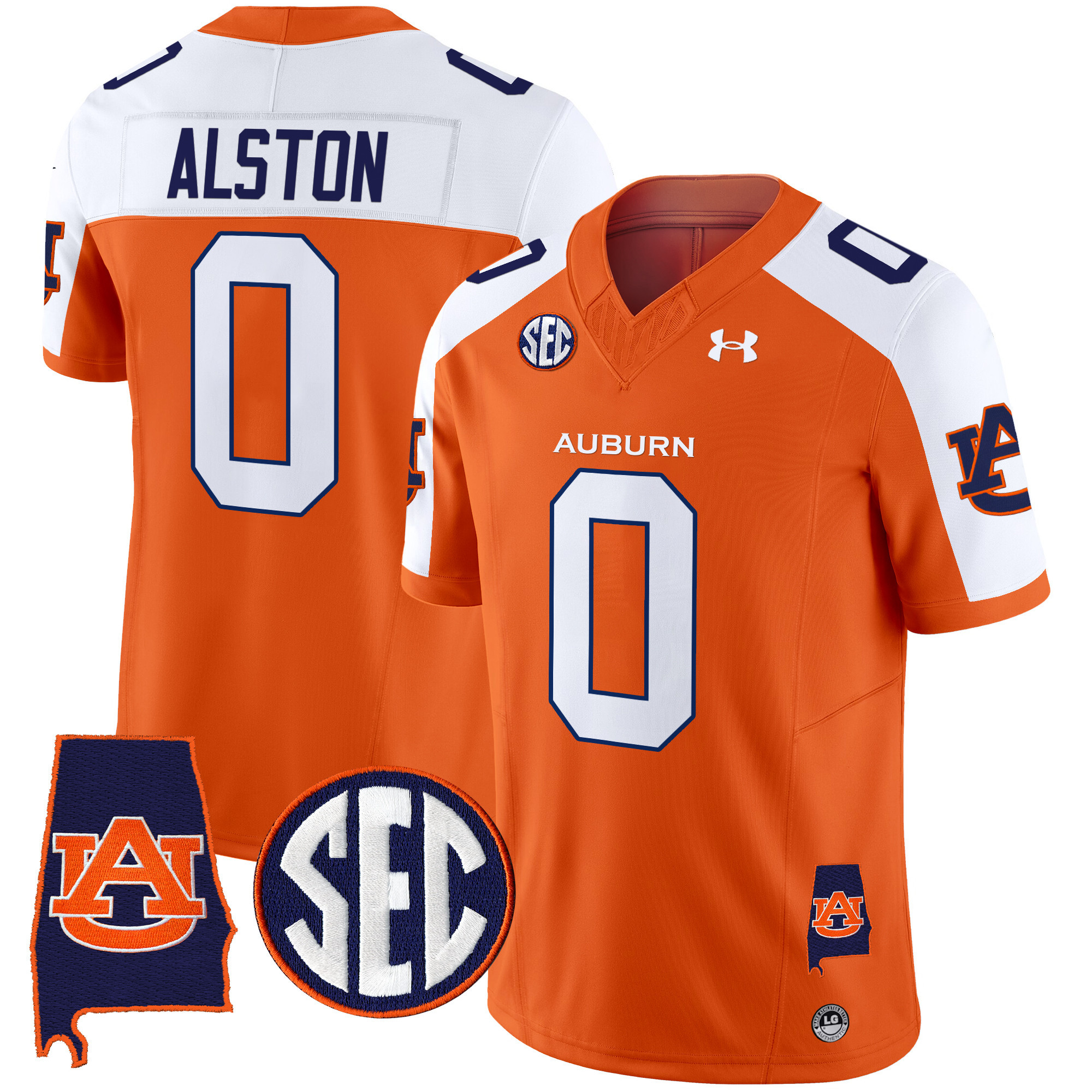 Men's Auburn Tigers 2025 Alabama Patch Vapor Limited Jersey - All Stitched