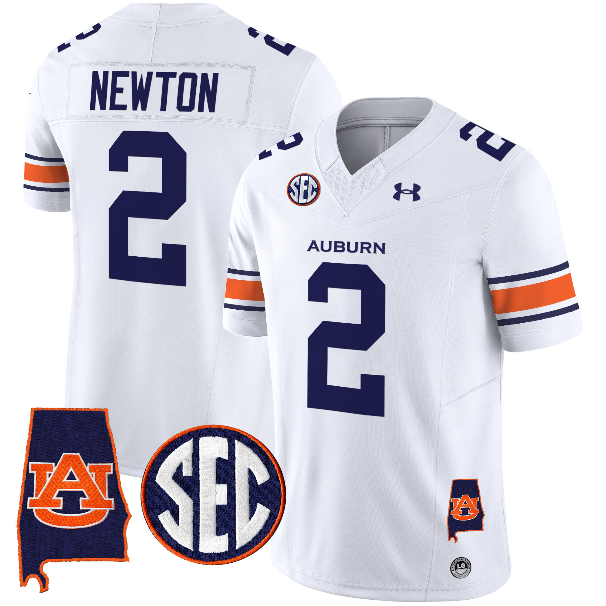Men's Auburn Tigers 2025 Alabama Patch Vapor Limited Jersey - All Stitched