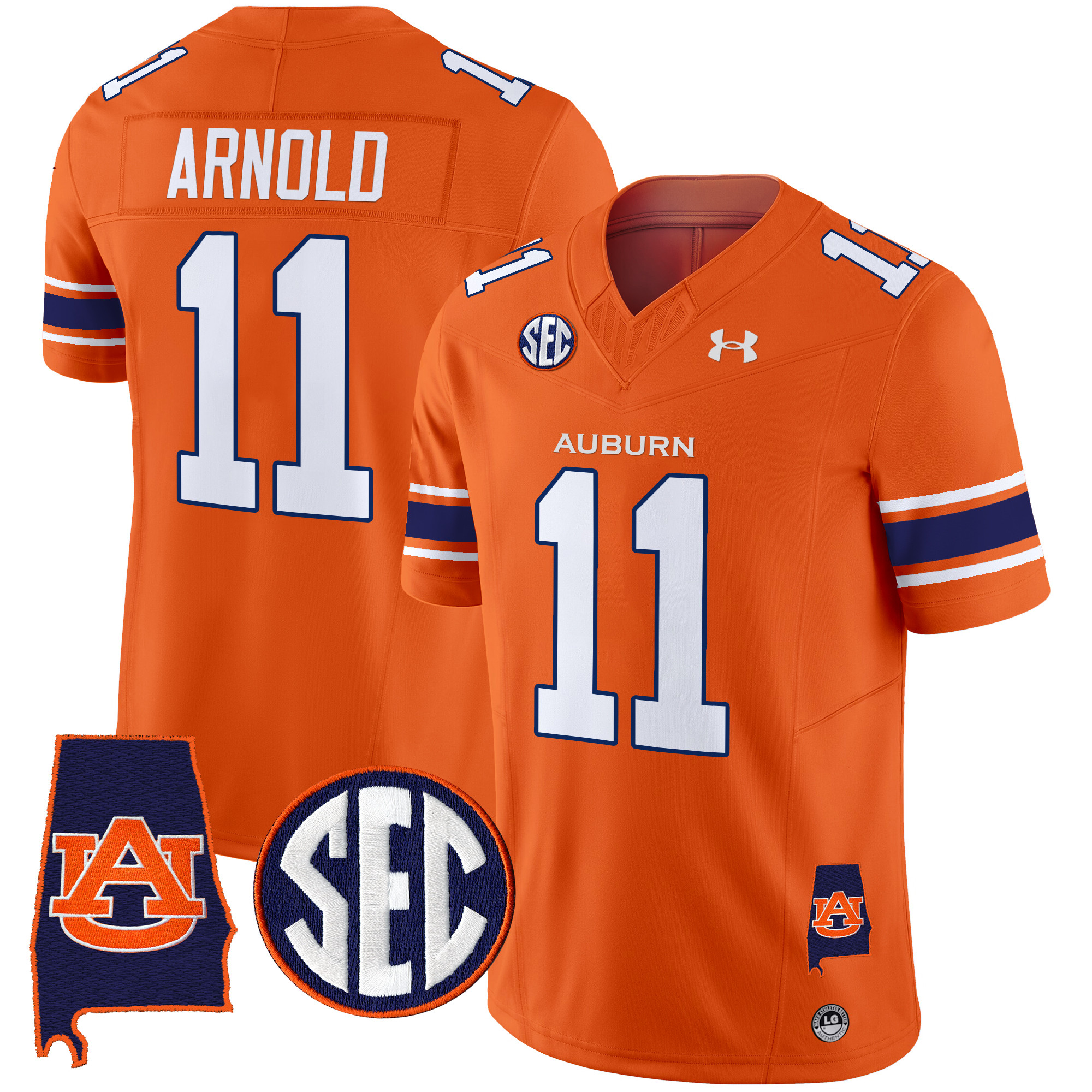 Men's Auburn Tigers 2025 Alabama Patch Vapor Limited Jersey - All Stitched