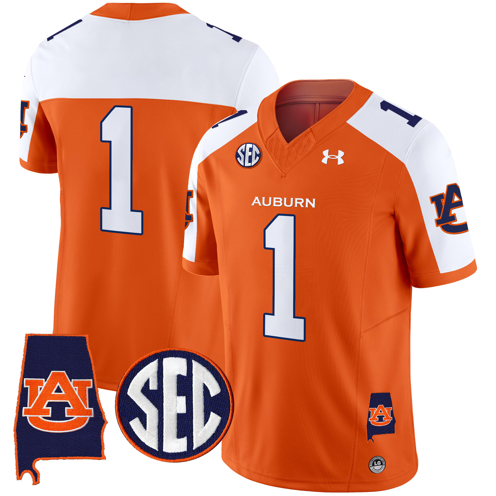 Men's Auburn Tigers 2025 Alabama Patch Vapor Limited Jersey - All Stitched