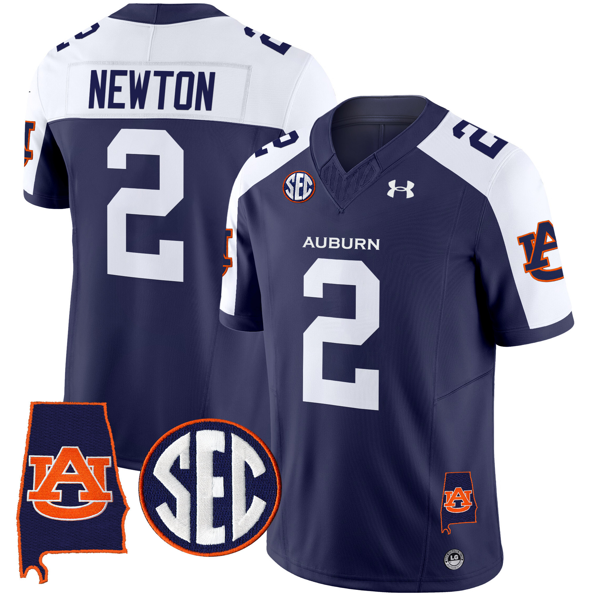 Men's Auburn Tigers 2025 Alabama Patch Vapor Limited Jersey - All Stitched