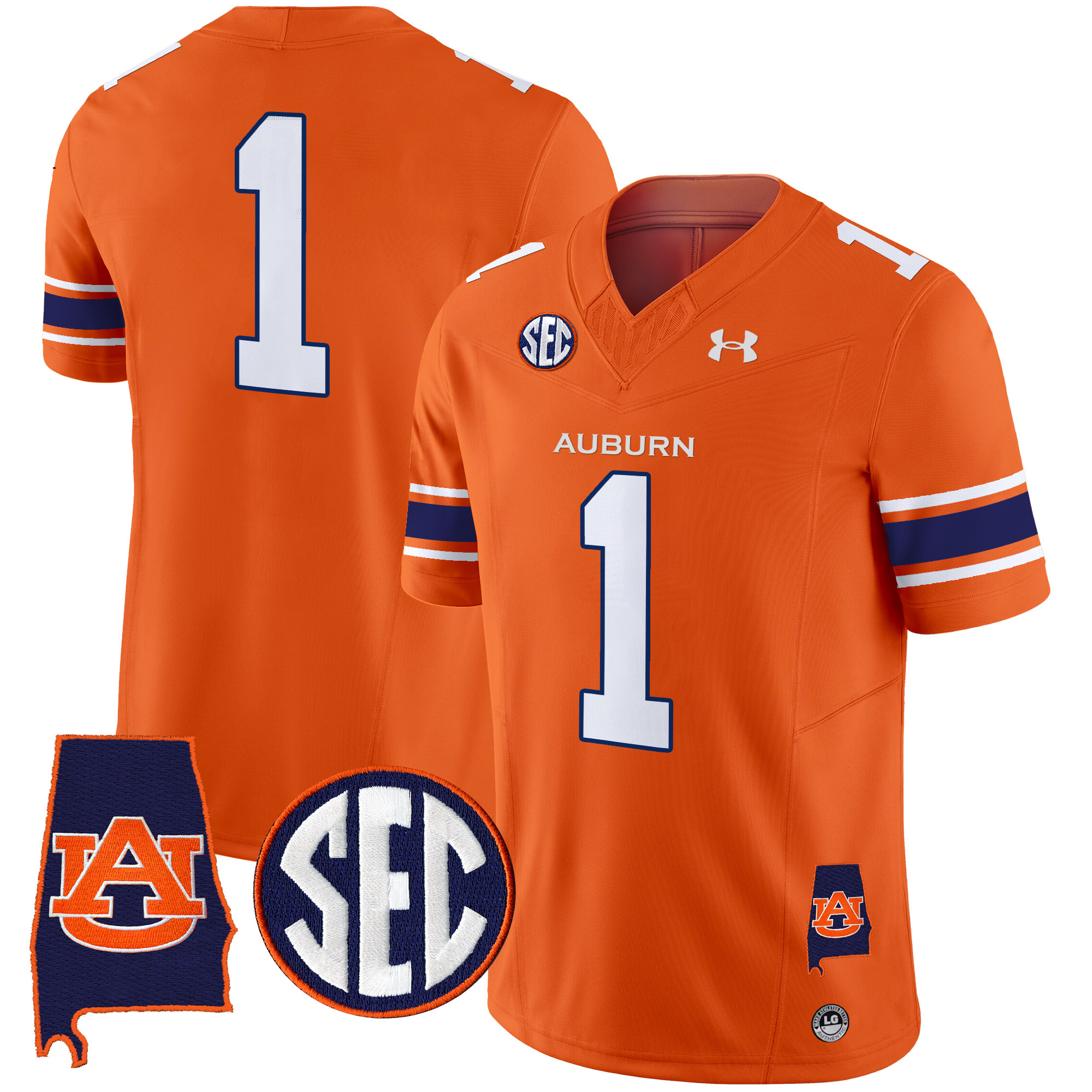 Men's Auburn Tigers 2025 Alabama Patch Vapor Limited Jersey - All Stitched