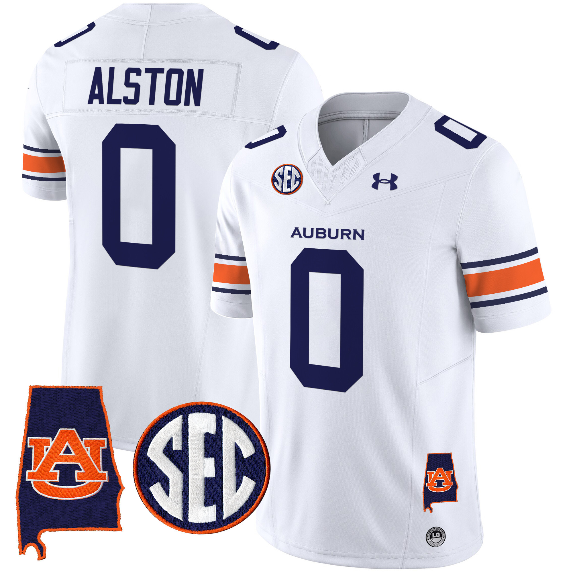 Men's Auburn Tigers 2025 Alabama Patch Vapor Limited Jersey - All Stitched