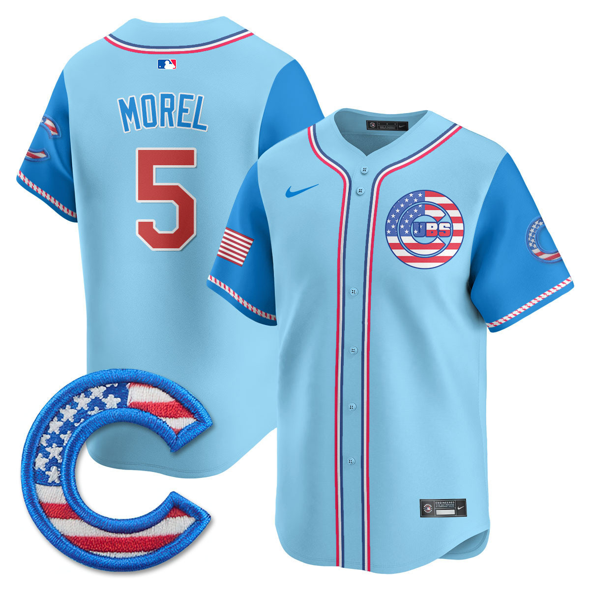 Men's Chicago Cubs 2025 Fourth of July Vapor Premier Limited Jersey - All Stitched