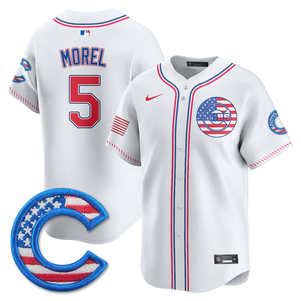 Men's Chicago Cubs 2025 Fourth of July Vapor Premier Limited Jersey - All Stitched