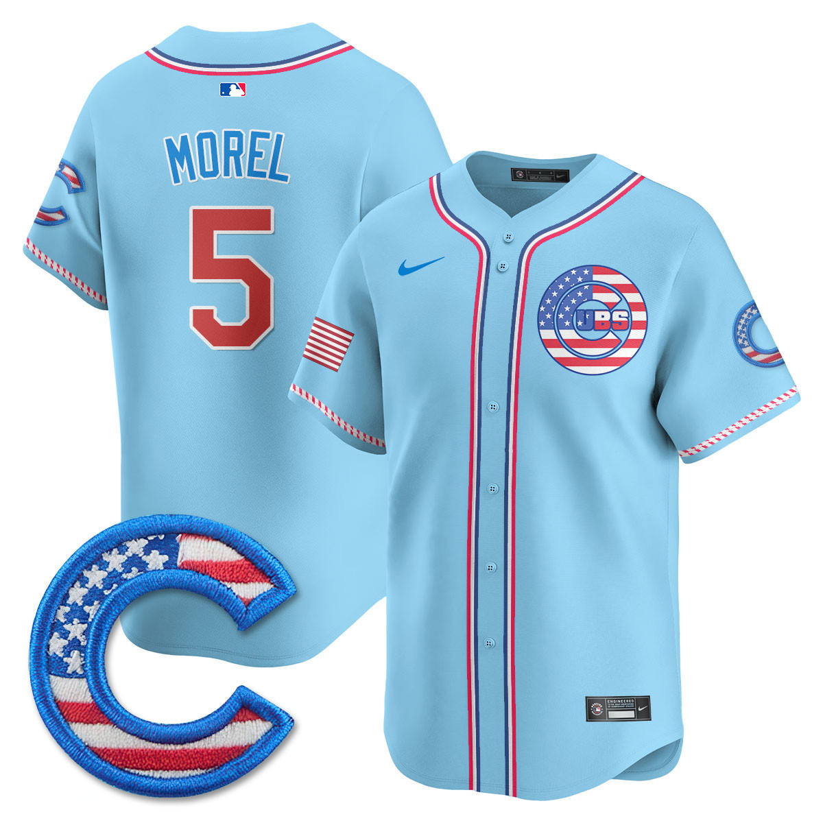 Men's Chicago Cubs 2025 Fourth of July Vapor Premier Limited Jersey - All Stitched