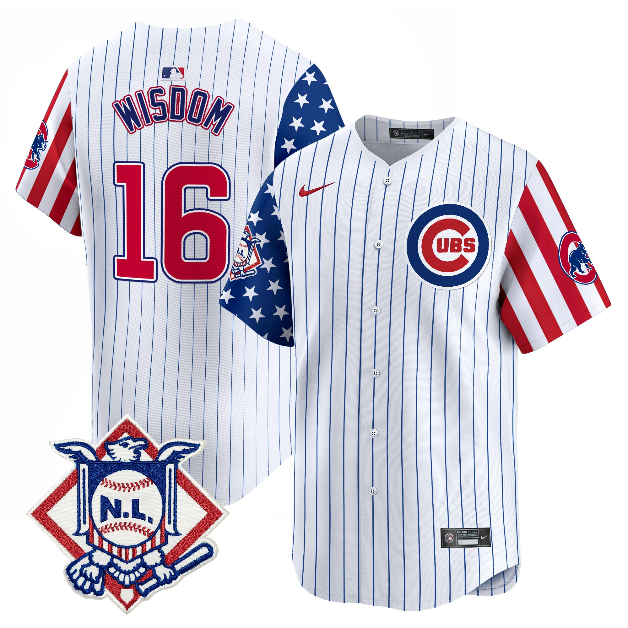 Men's Chicago Cubs 2025 Fourth of July Vapor Premier Limited Jersey V2 - All Stitched