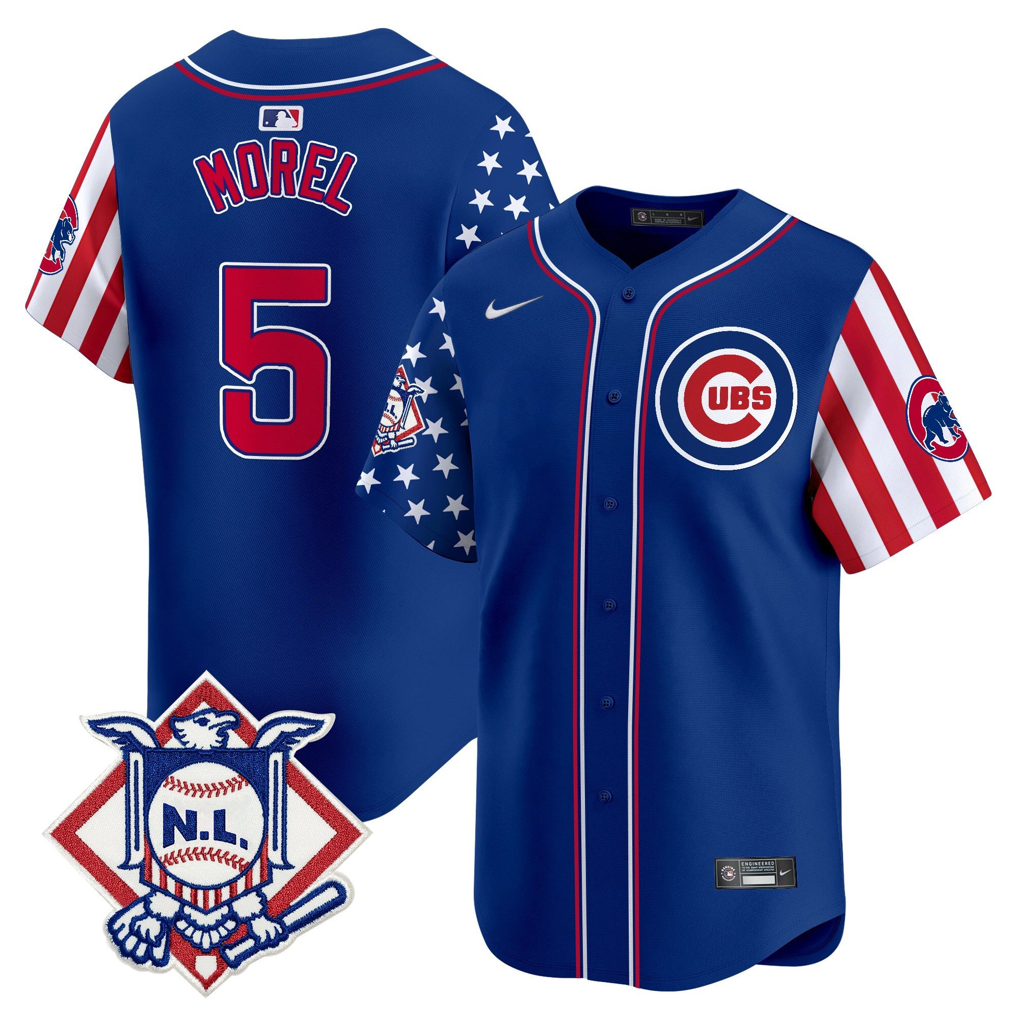 Men's Chicago Cubs 2025 Fourth of July Vapor Premier Limited Jersey V2 - All Stitched