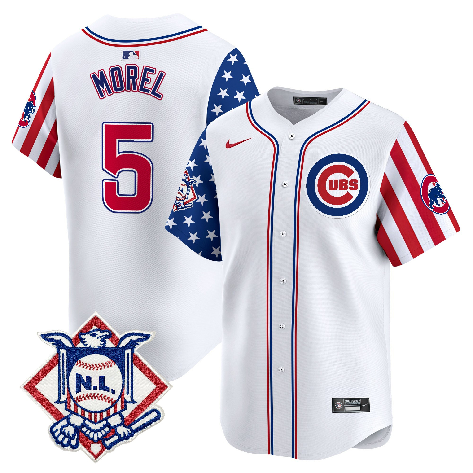 Men's Chicago Cubs 2025 Fourth of July Vapor Premier Limited Jersey V2 - All Stitched