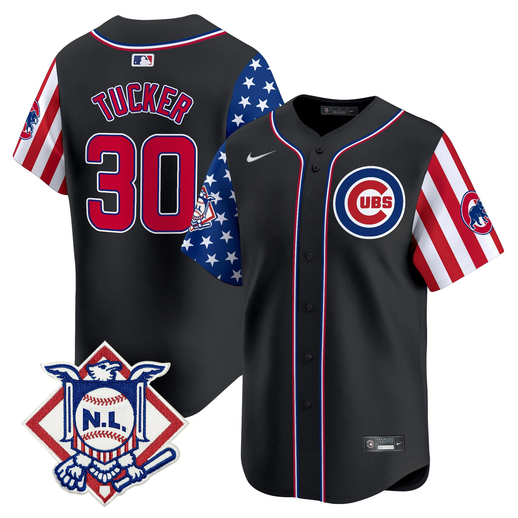 Men's Chicago Cubs 2025 Fourth of July Vapor Premier Limited Jersey V2 - All Stitched