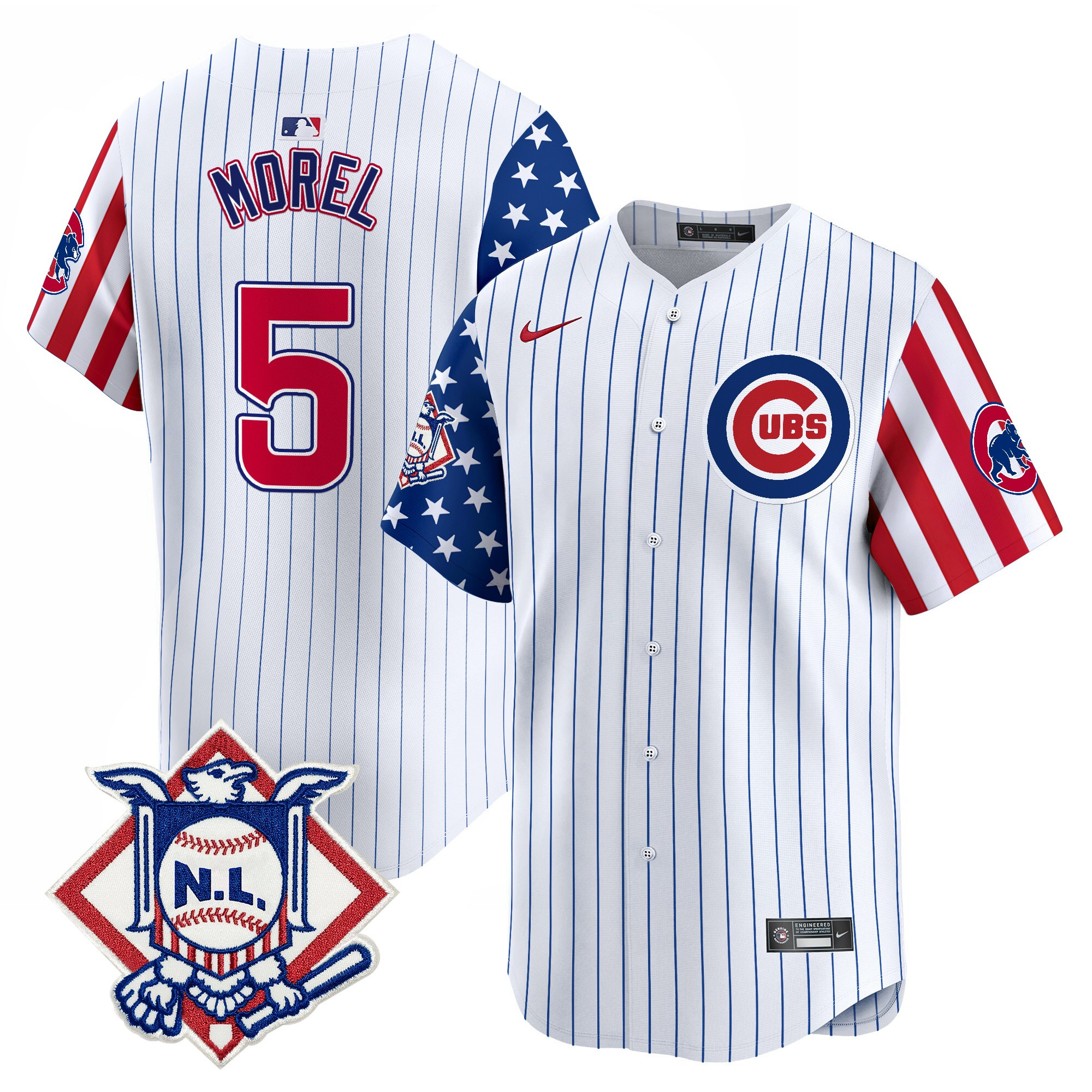 Men's Chicago Cubs 2025 Fourth of July Vapor Premier Limited Jersey V2 - All Stitched