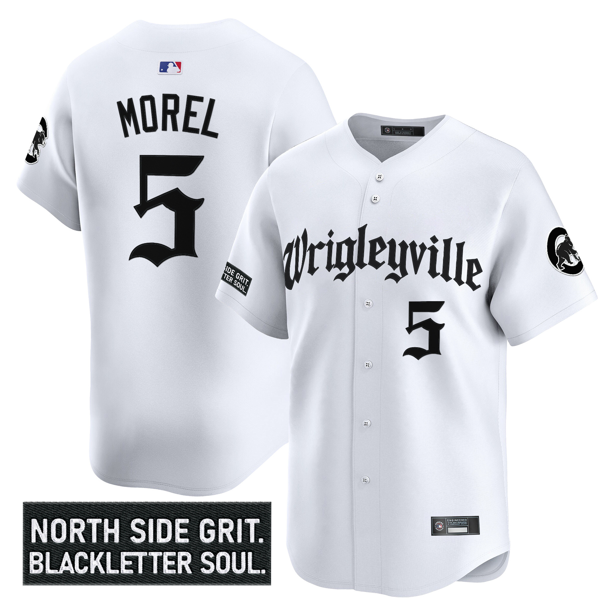 Men's Chicago Cubs 'Gothic North Side Edition' Vapor Premier Limited Jersey V2 - All Stitched