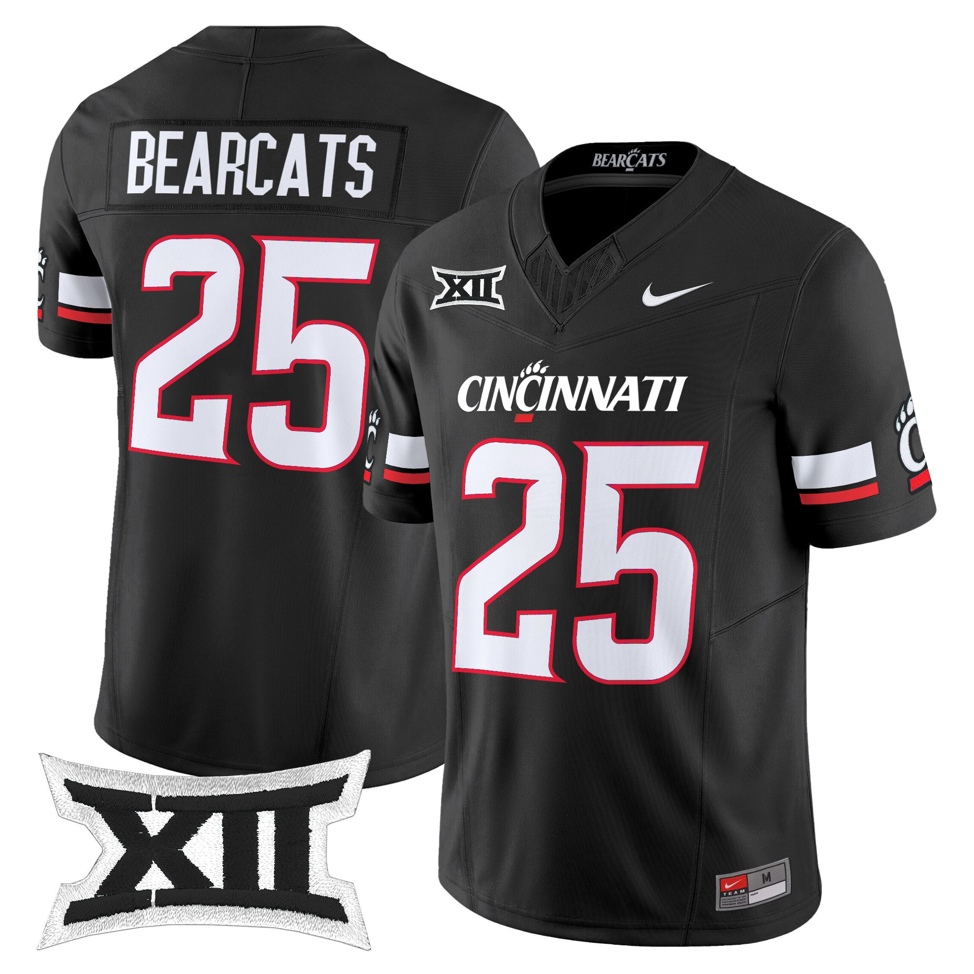 Men's Cincinnati Bearcats 2025 Vapor Limited Jersey - All Stitched