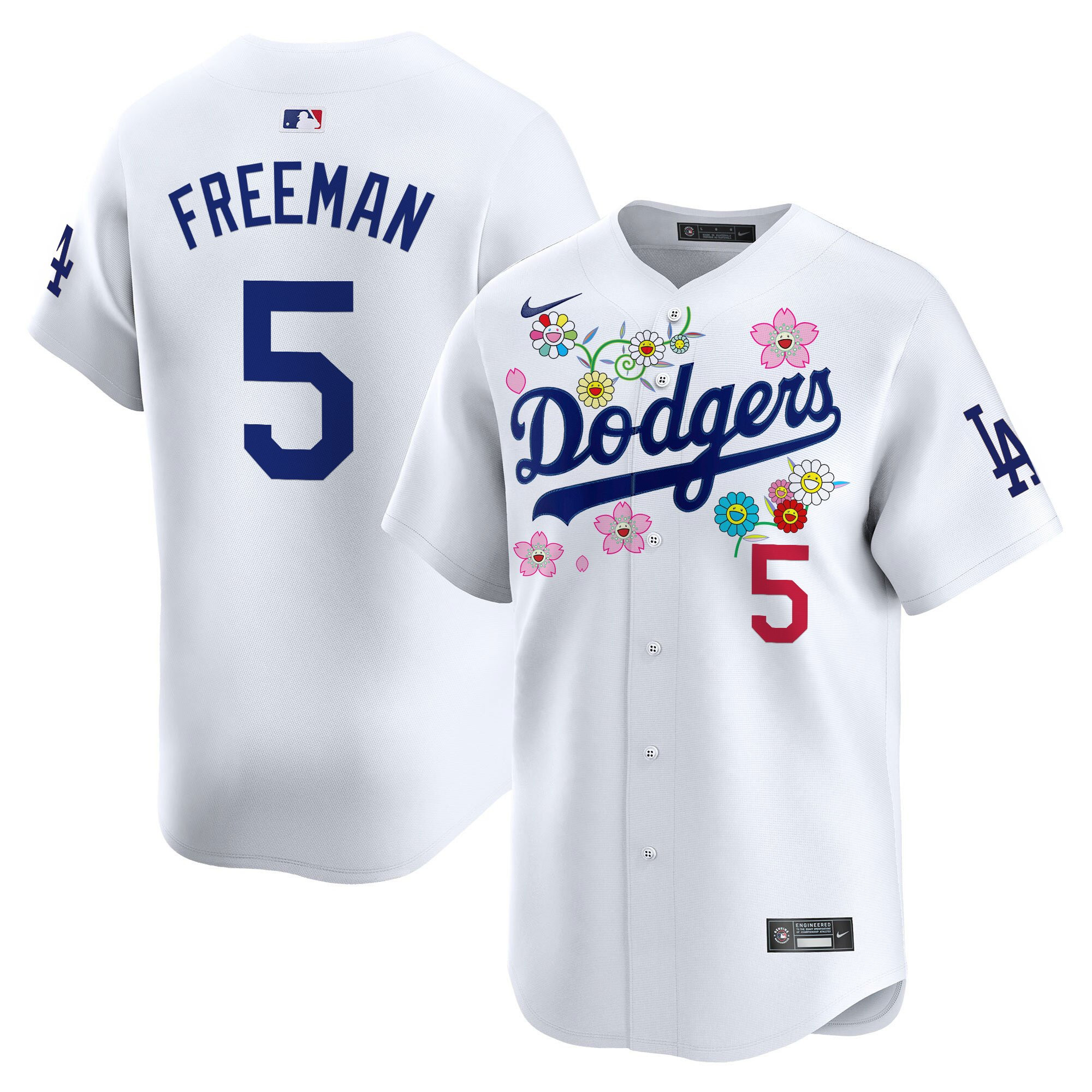 Men's Dodgers x Takashi Murakami 2025 Vapor Premier Limited Jersey - Stitched
