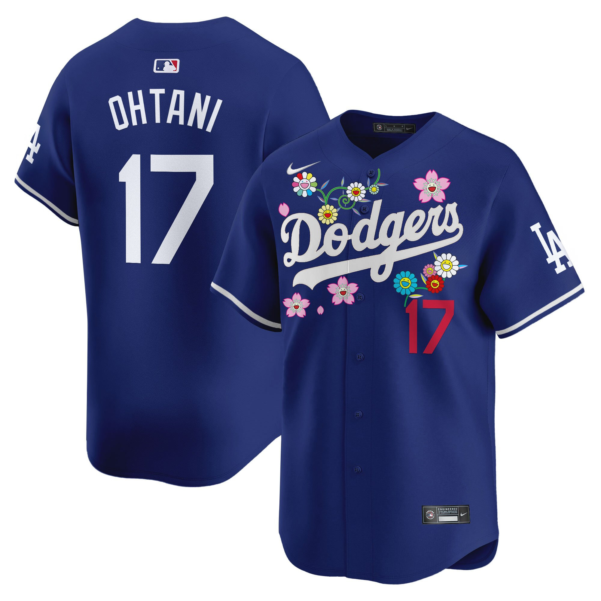 Men's Dodgers x Takashi Murakami 2025 Vapor Premier Limited Jersey - Stitched