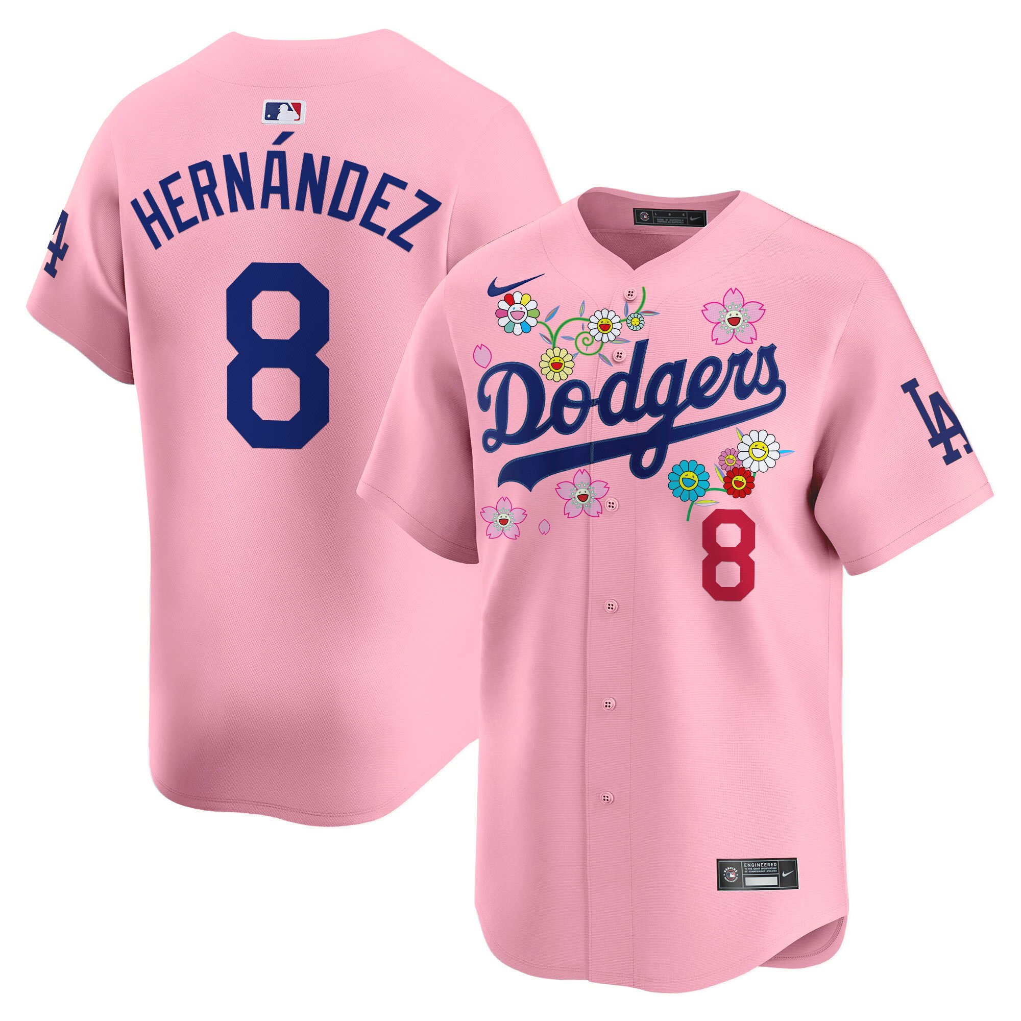 Men's Dodgers x Takashi Murakami 2025 Vapor Premier Limited Jersey - Stitched
